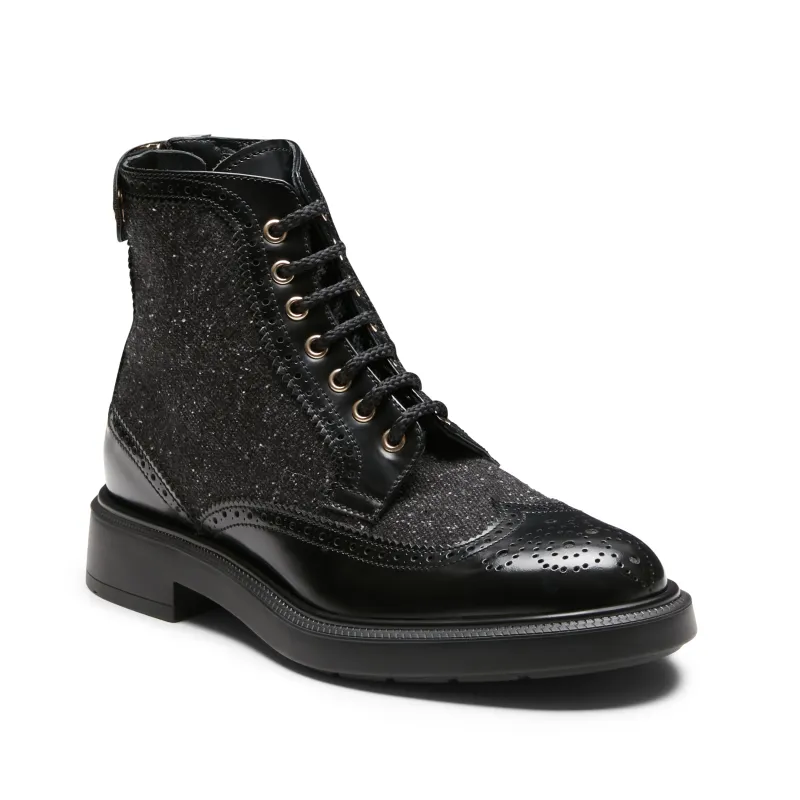 Polacchino stringato in pelle da donna sold by Fratelli Rossetti