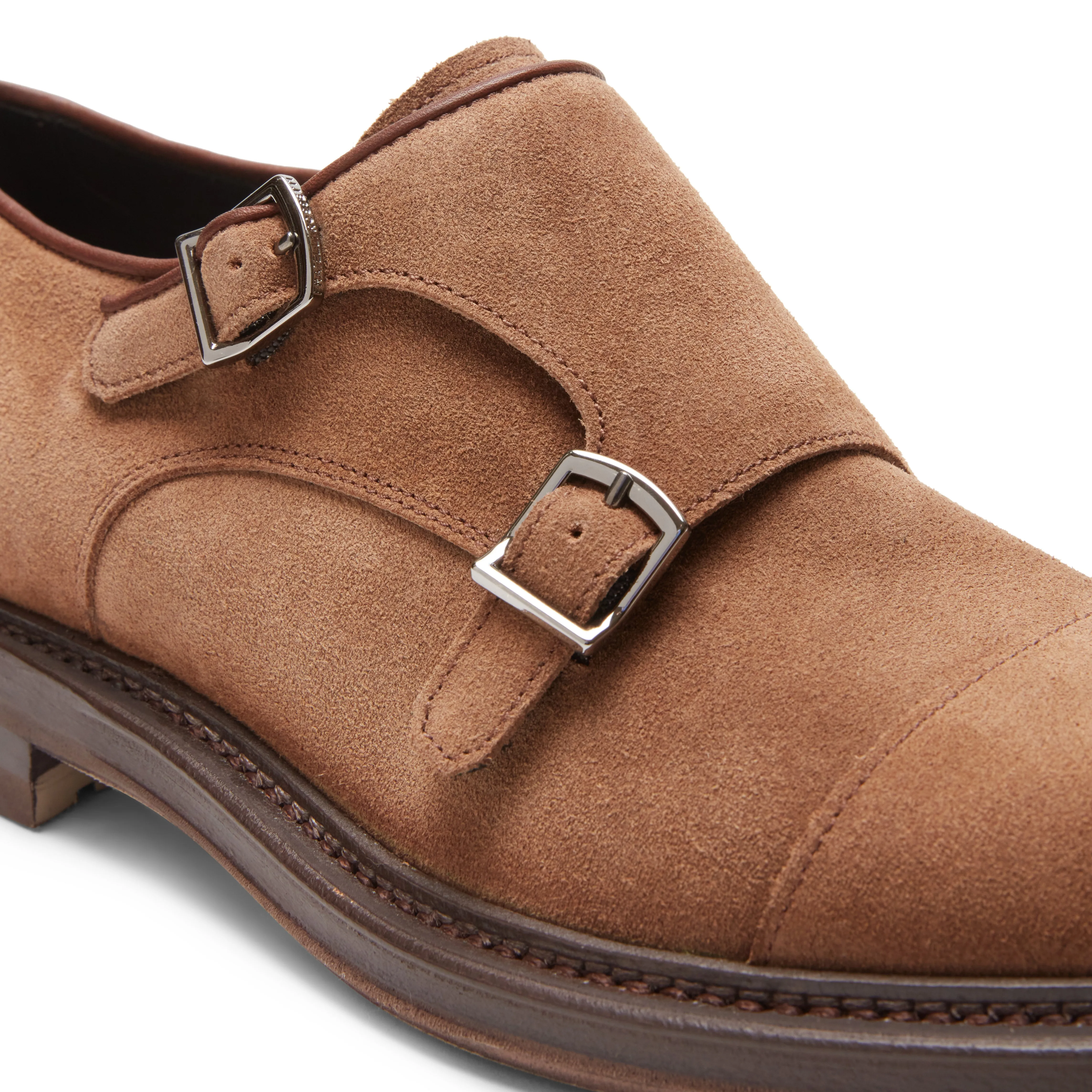 Derby doppia fibbia da uomo in suede sold by Fratelli Rossetti product image thumbnail 4