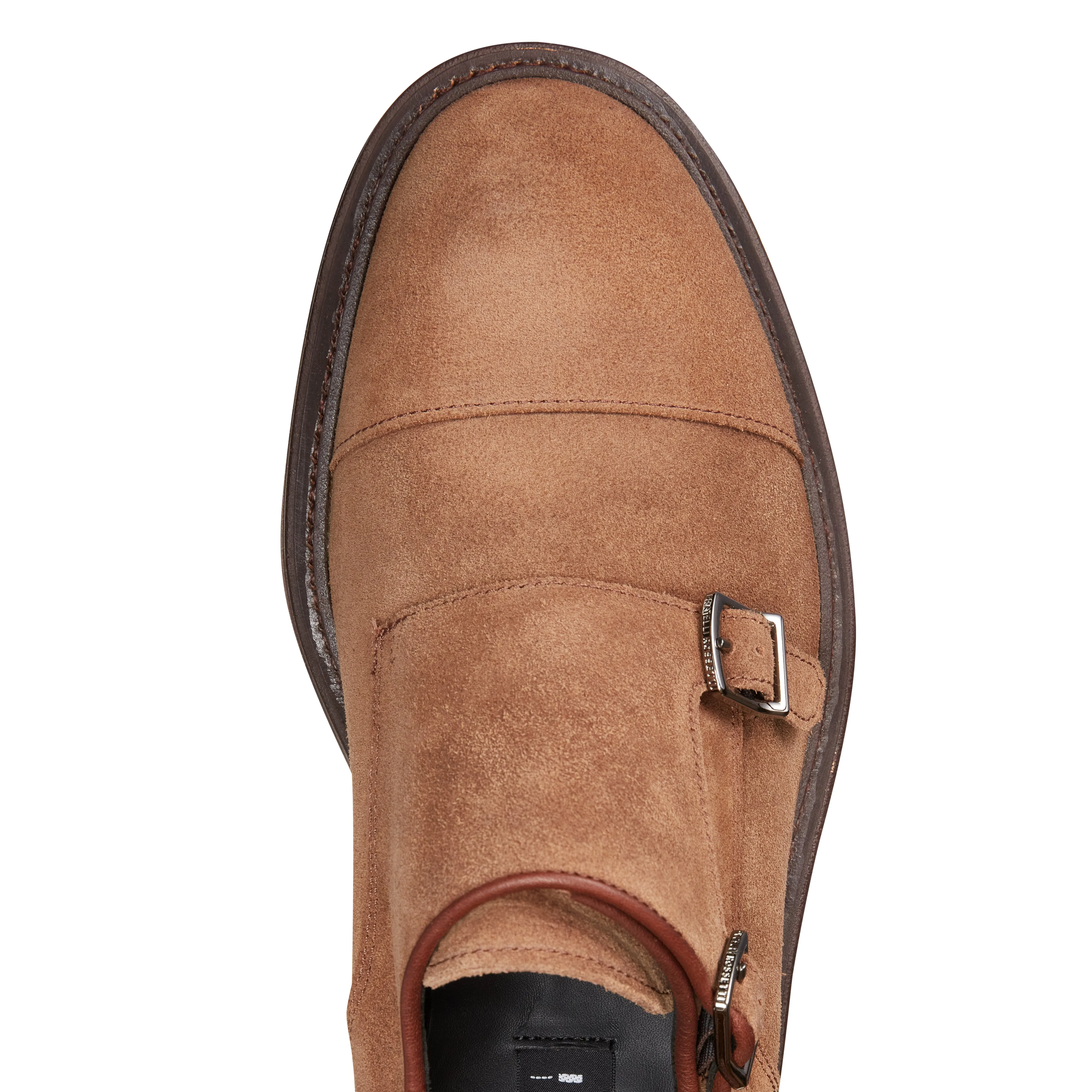 Derby doppia fibbia da uomo in suede sold by Fratelli Rossetti product image thumbnail 3