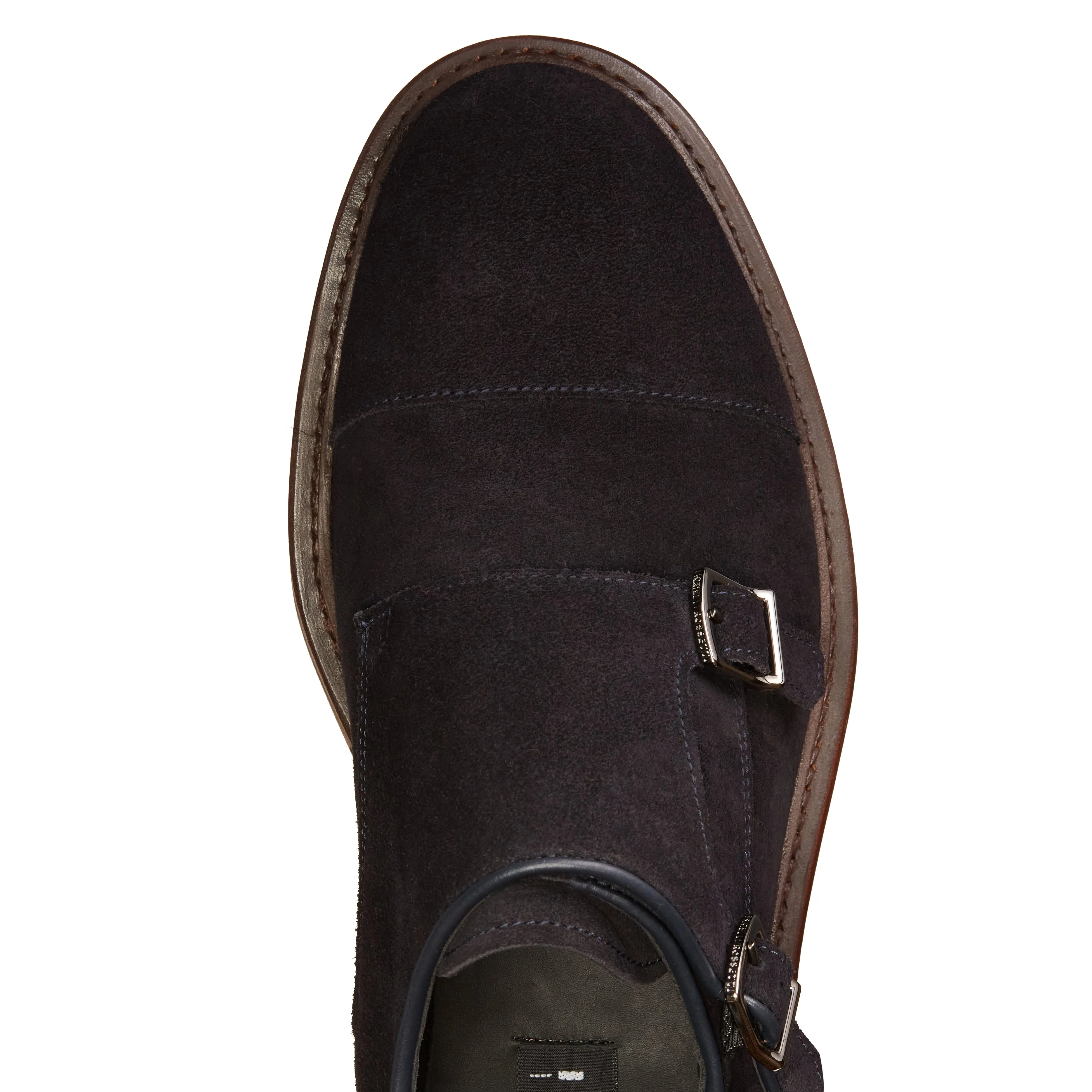 Derby doppia fibbia da uomo in suede sold by Fratelli Rossetti product image thumbnail 3