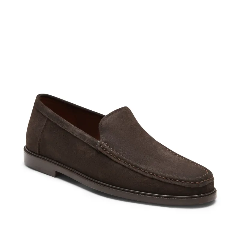 Mocassino tubolare in suede sold by Fratelli Rossetti