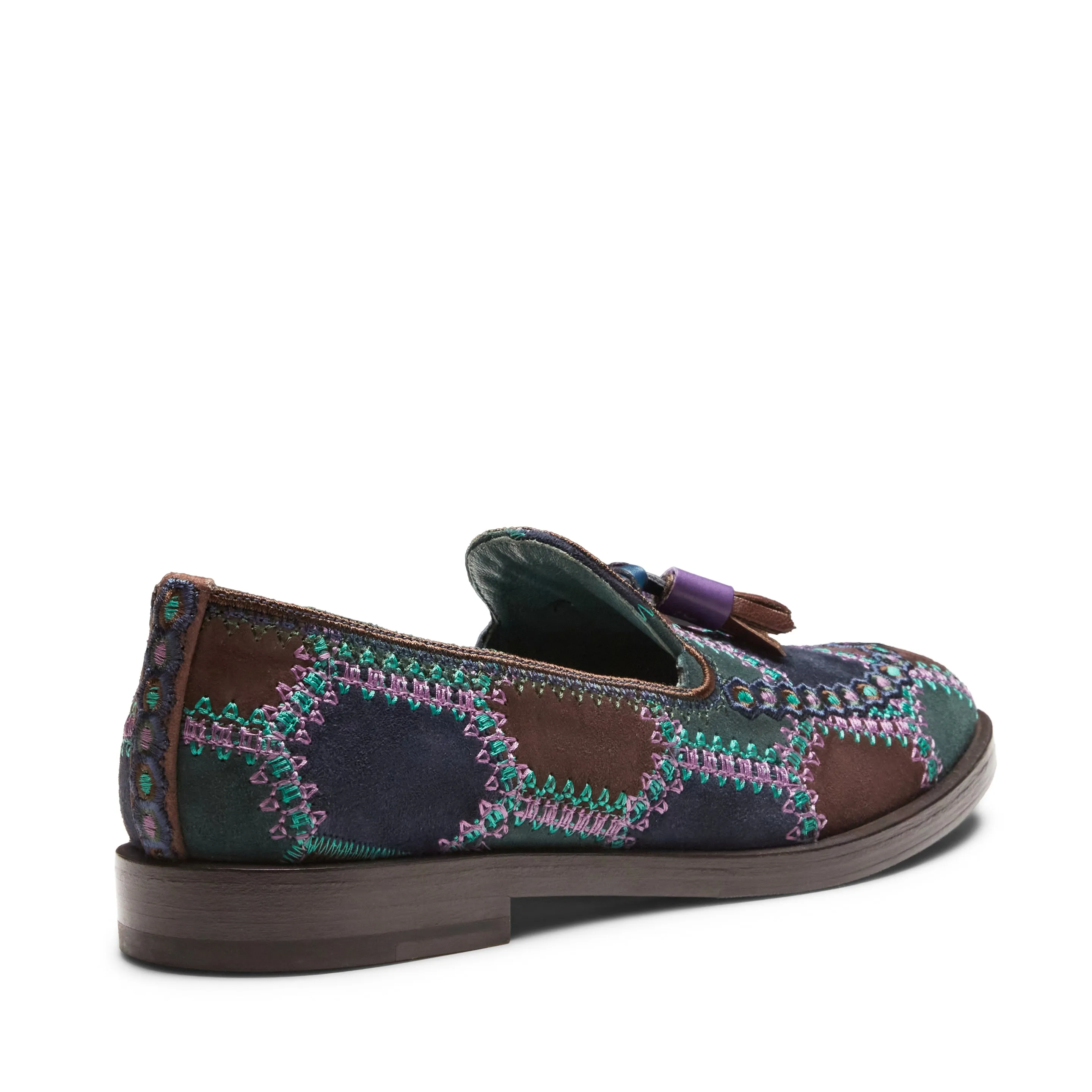 Mocassino Brera Special Embroidery in suede da donna sold by Fratelli Rossetti product image thumbnail 3