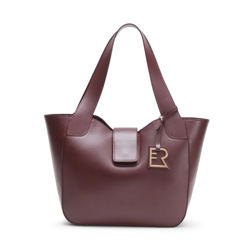 Lisetta Tote bag in pelle nera sold by Fratelli Rossetti