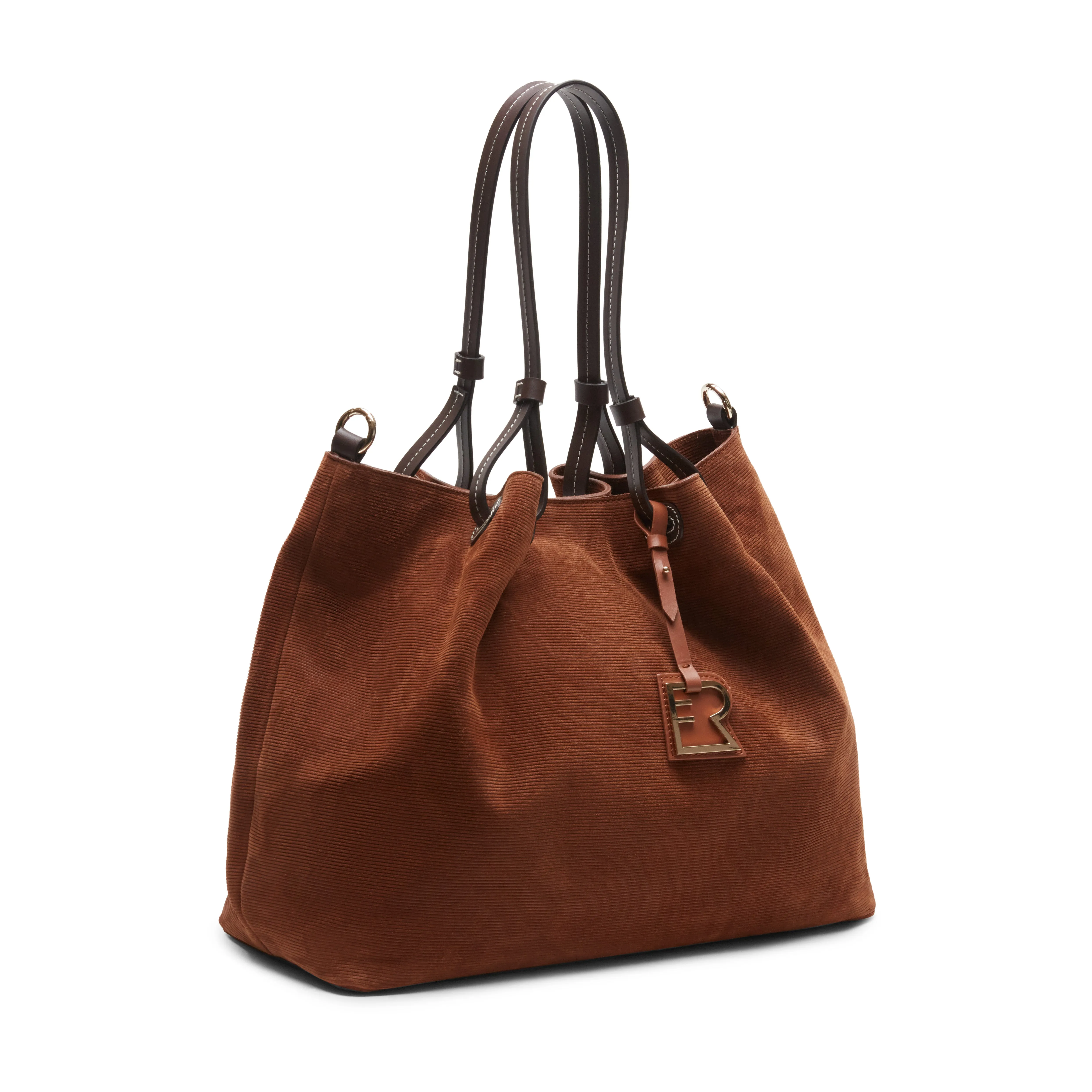 Royal Tote bag in suede sold by Fratelli Rossetti product image thumbnail 2