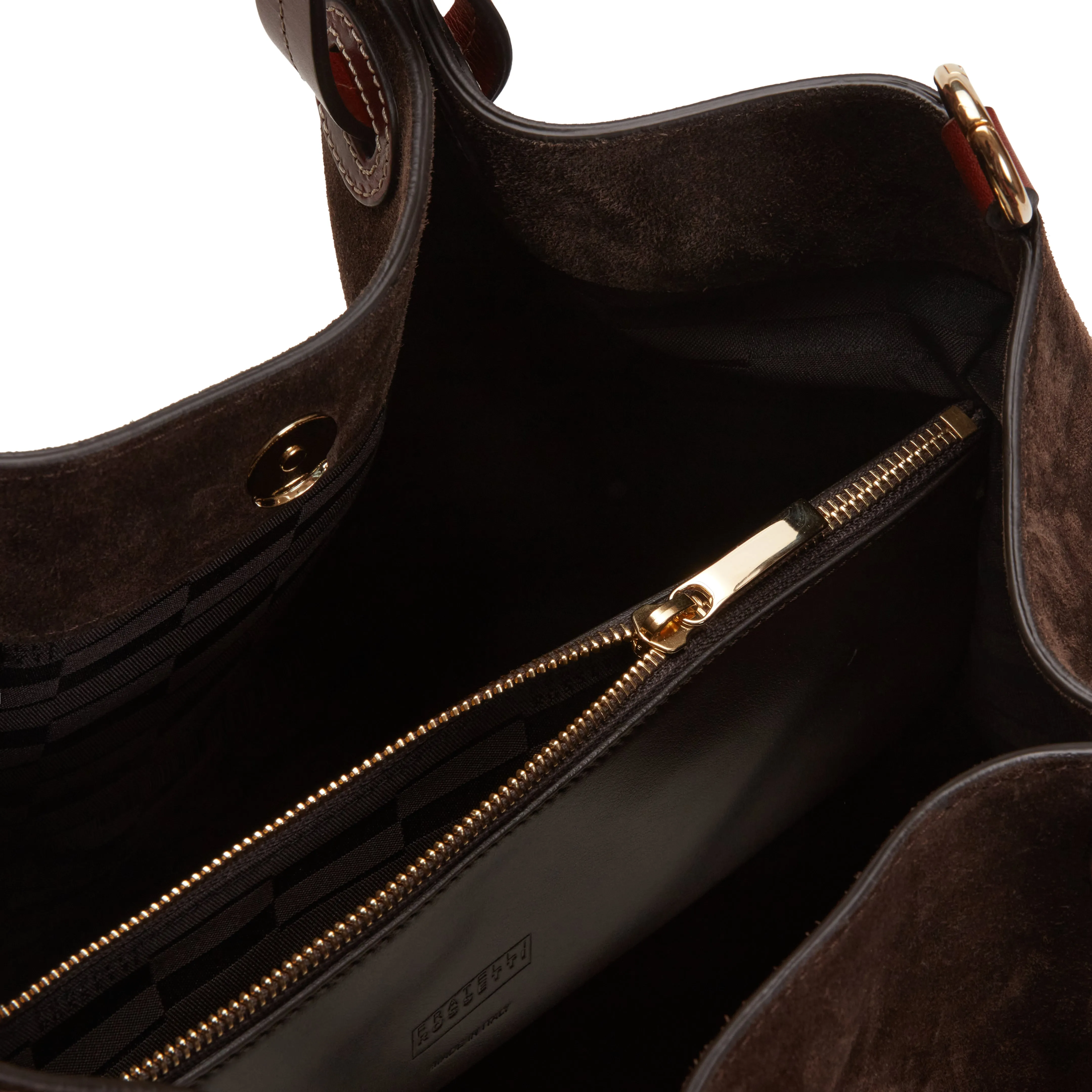 Royal Tote bag in suede sold by Fratelli Rossetti product image thumbnail 5