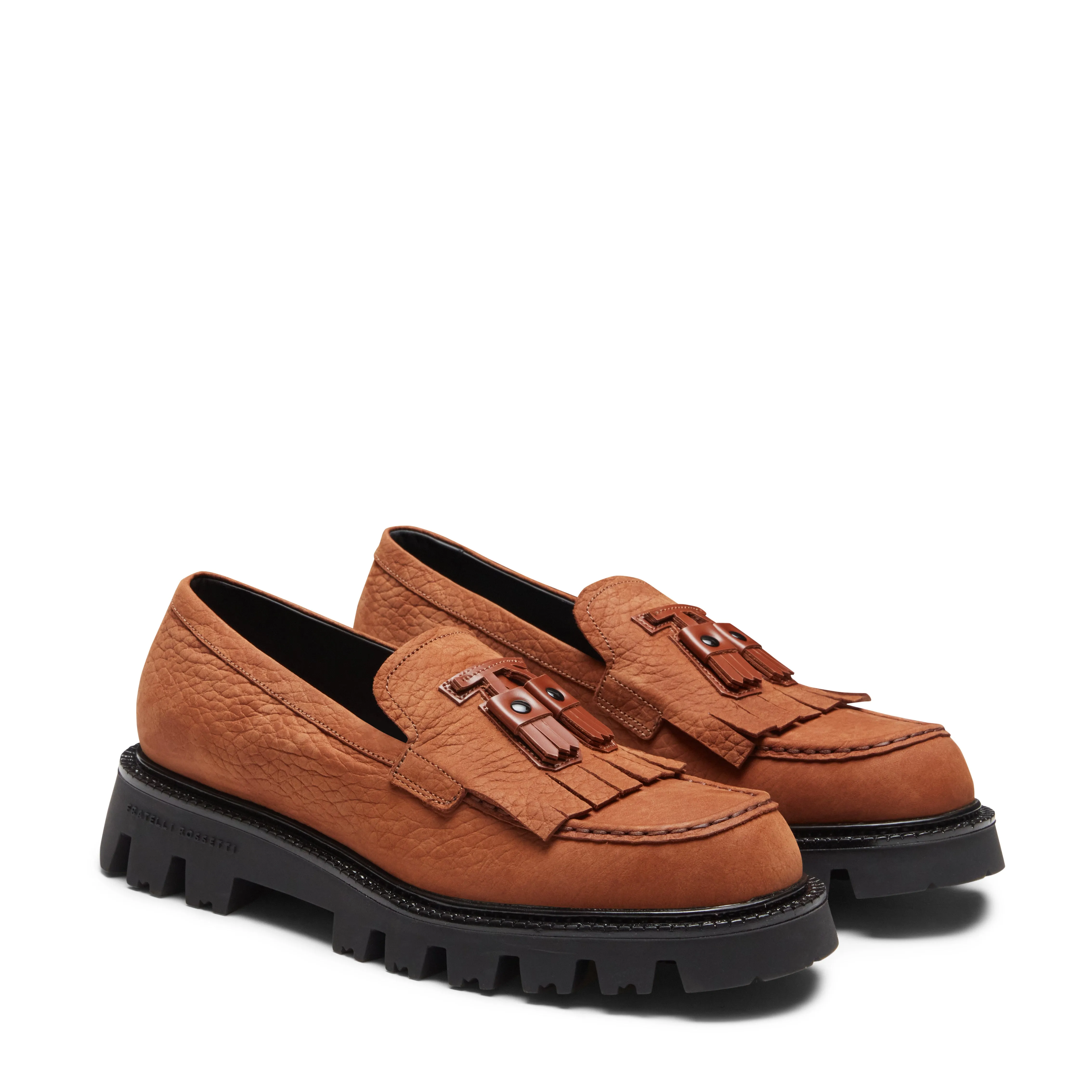 Mocassino Fiocchetto Patch Registered Design in suede sold by Fratelli Rossetti product image thumbnail 2