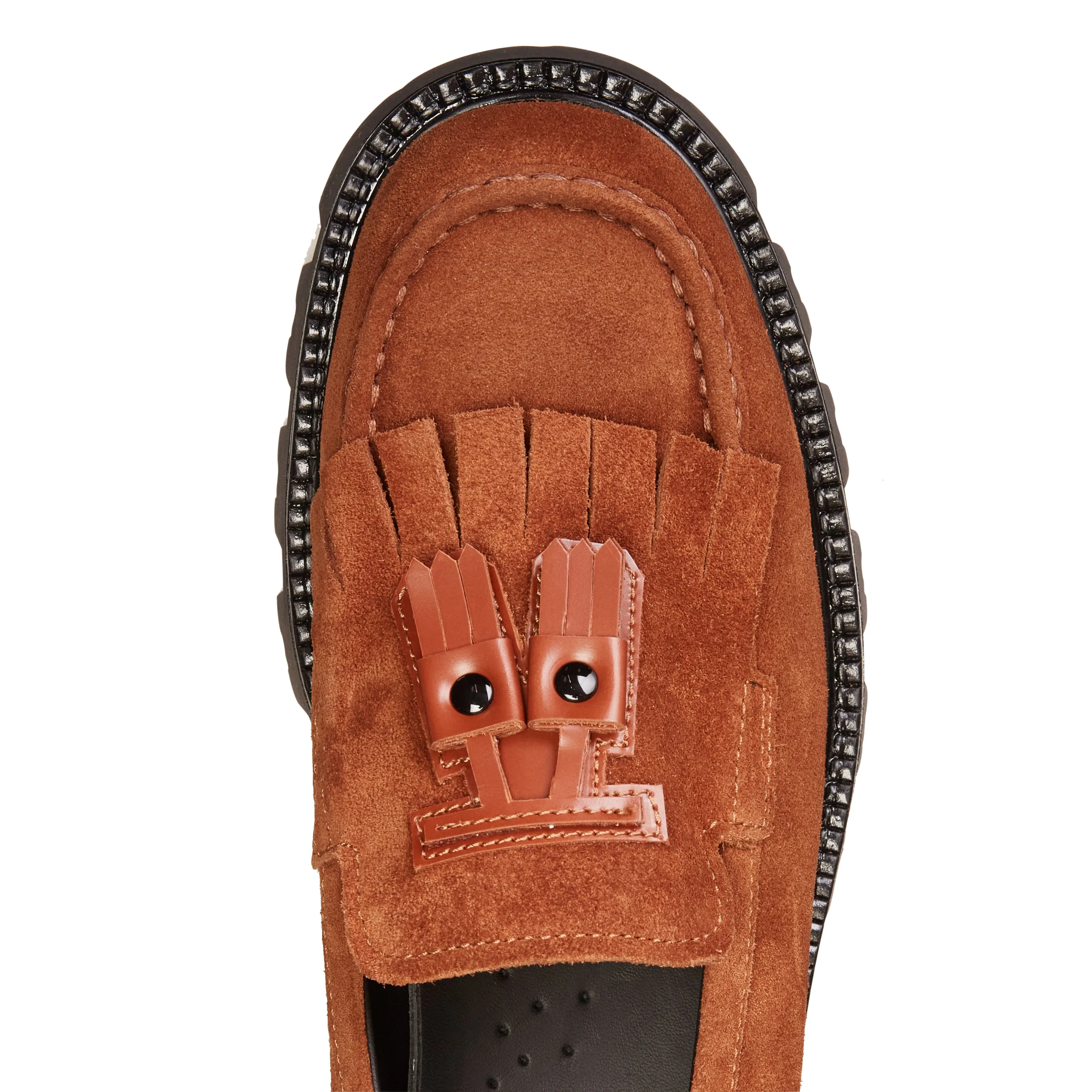 Mocassino Fiocchetto Patch Registered Design in suede sold by Fratelli Rossetti product image thumbnail 4
