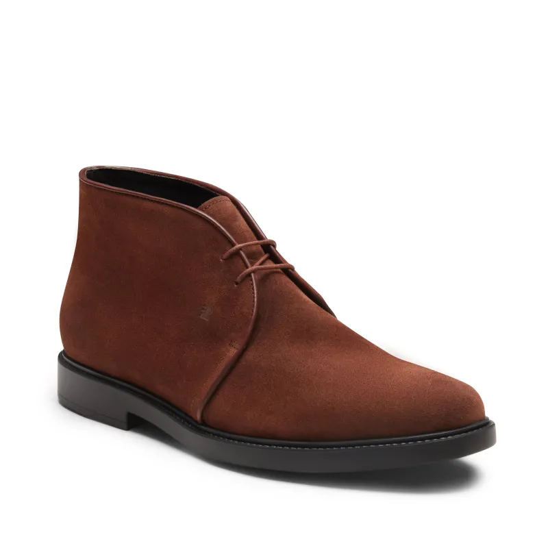 Desert boot in suede made by Fratelli Rossetti