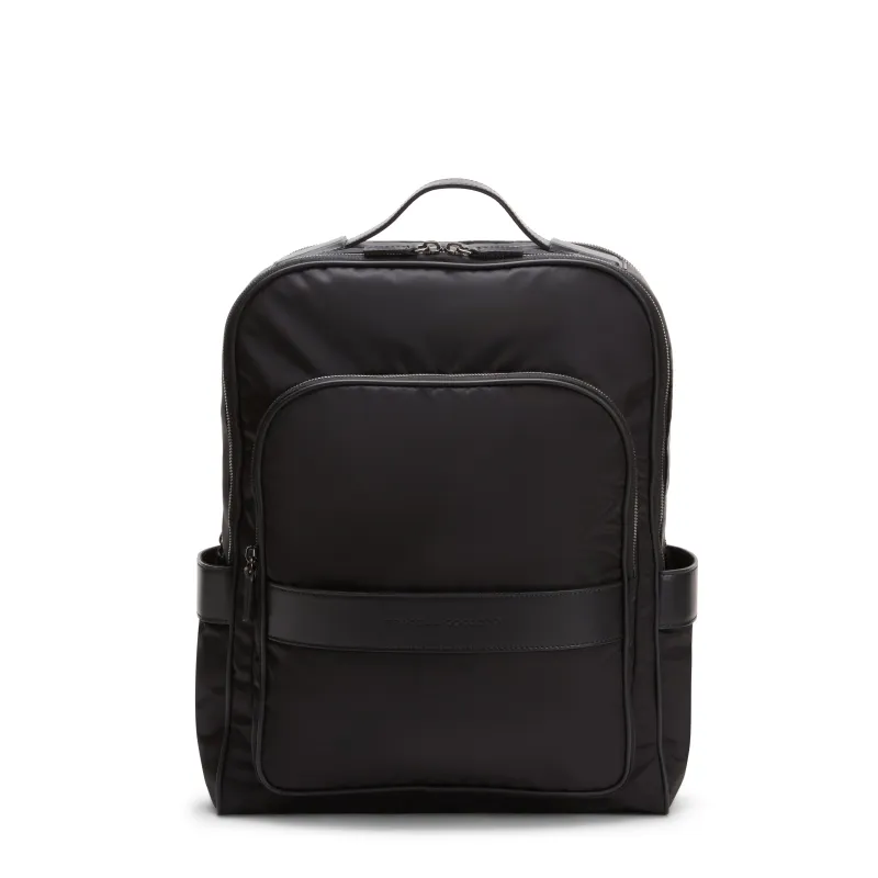 Zaino in tessuto tecnico e pelle da uomo sold by Fratelli Rossetti