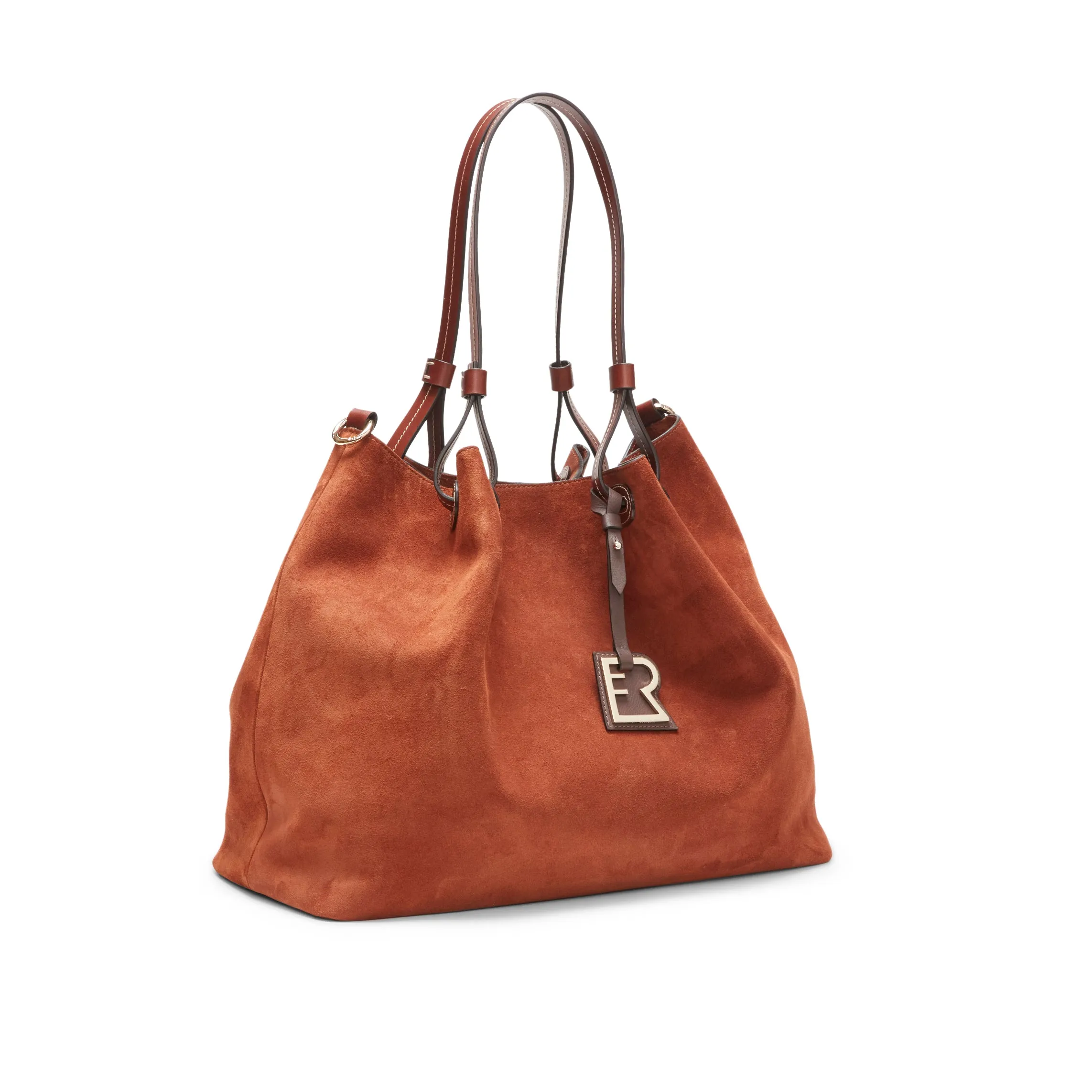 Royal Tote bag in suede sold by Fratelli Rossetti product image thumbnail 2