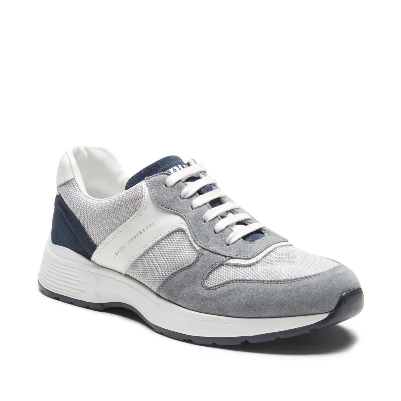 Sneaker in suede e tessuto da uomo sold by Fratelli Rossetti