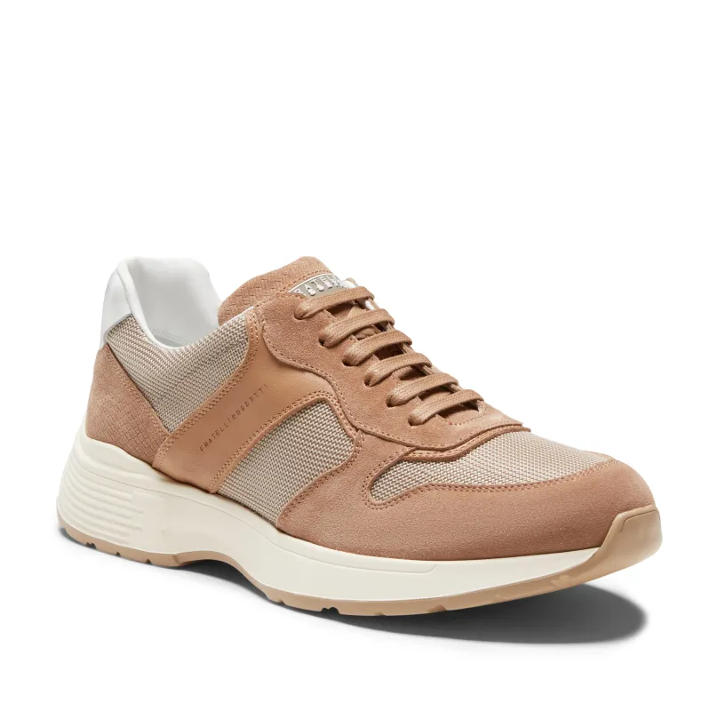 Sneaker in suede e tessuto da uomo sold by Fratelli Rossetti