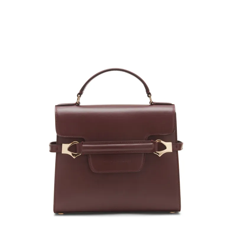 Magenta Tote bag in pelle made by Fratelli Rossetti