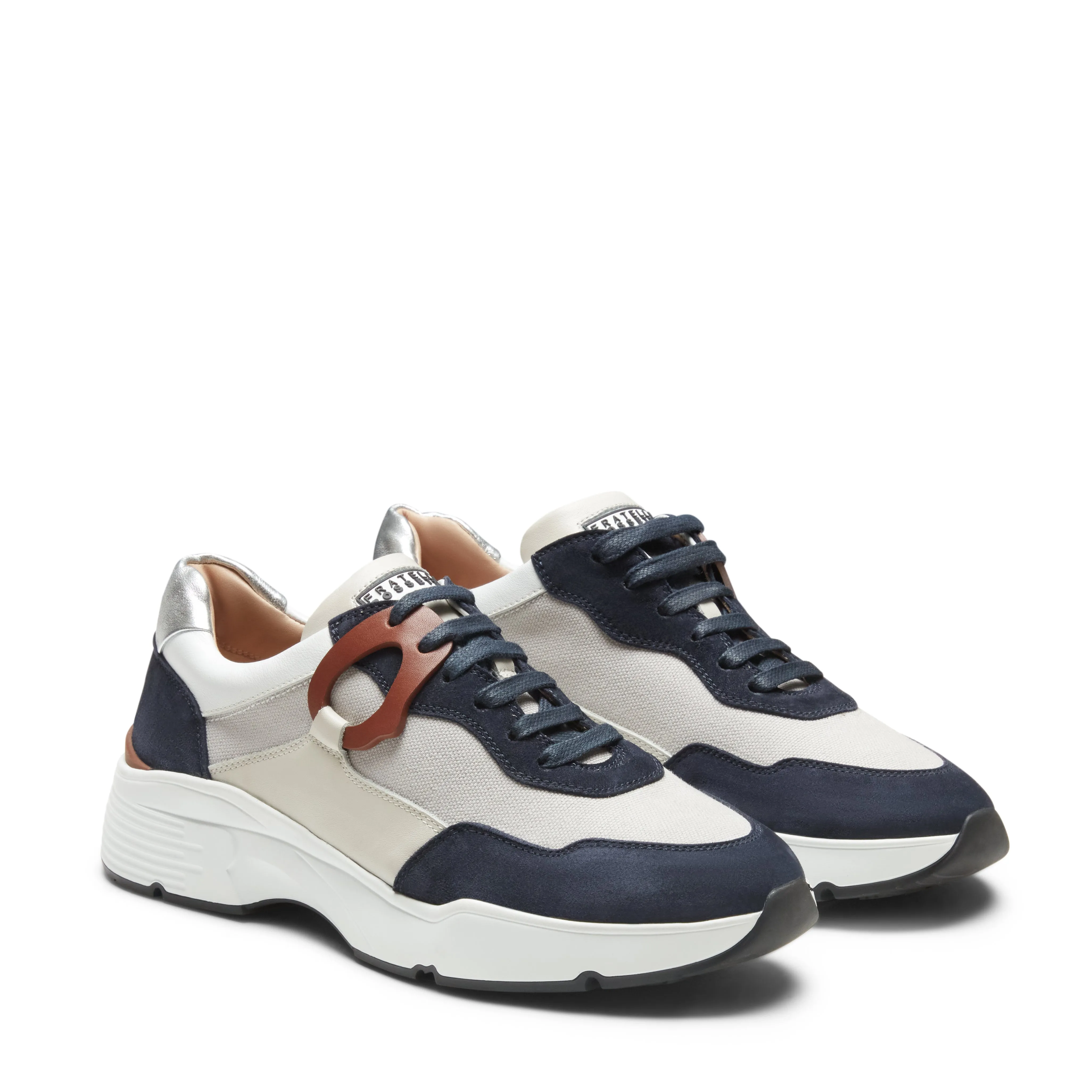 Sneaker in pelle e tessuto da donna sold by Fratelli Rossetti product image thumbnail 2