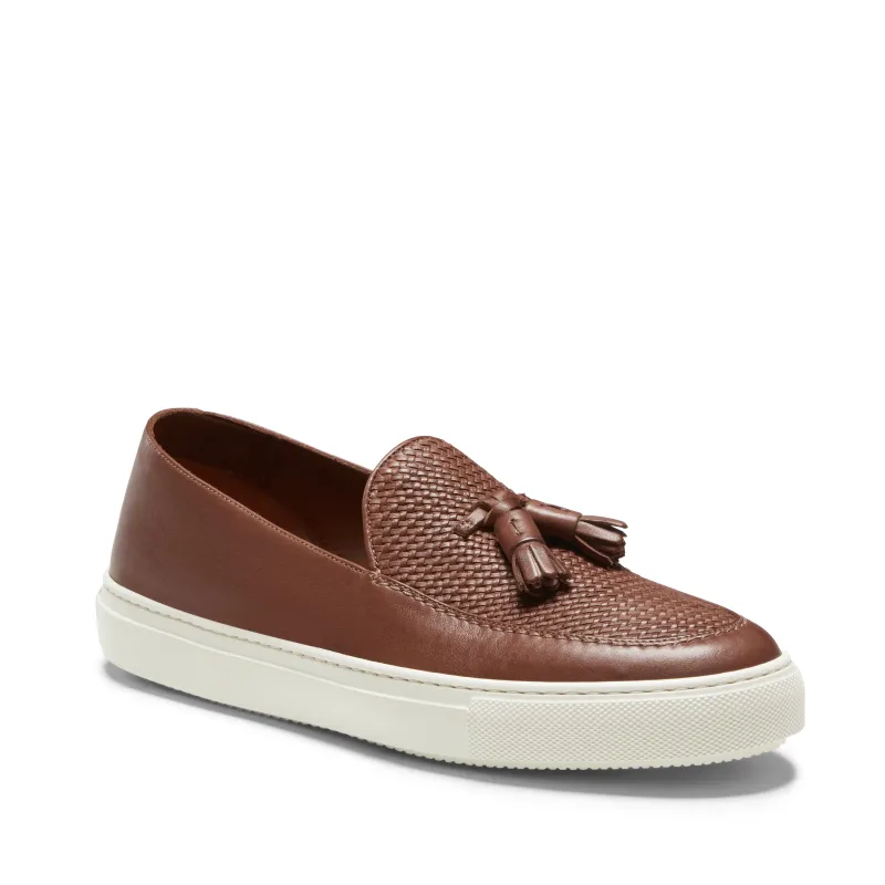 Sneaker Brera Sport in pelle intrecciata da uomo made by Fratelli Rossetti