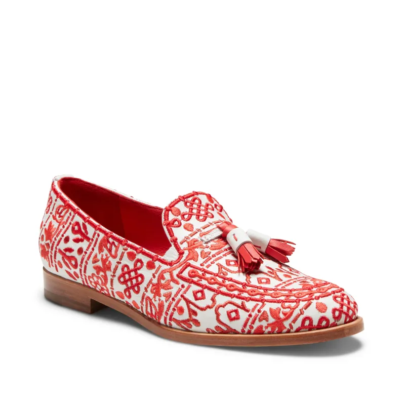 Mocassino Brera ricamato da donna sold by Fratelli Rossetti