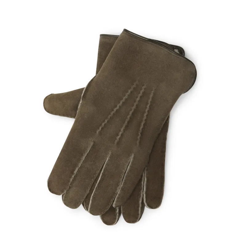 Guanto da uomo in shearling made by Fratelli Rossetti