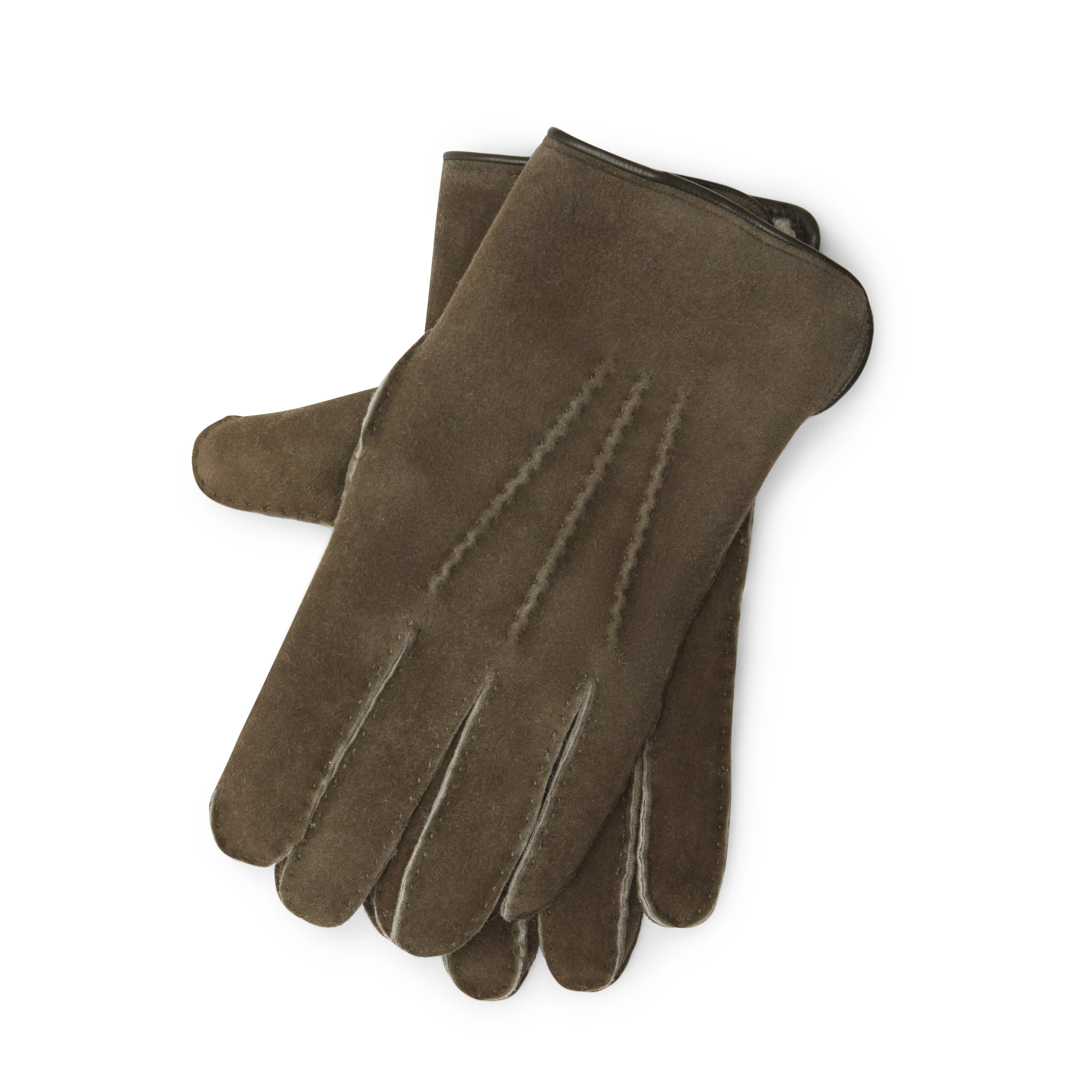 Guanto da uomo in shearling sold by Fratelli Rossetti