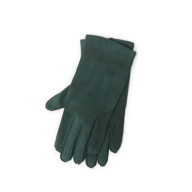 Guanto da donna in pelle scamosciata made by Fratelli Rossetti