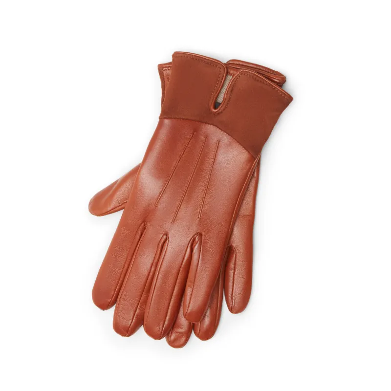 Guanto da donna in pelle e suede sold by Fratelli Rossetti