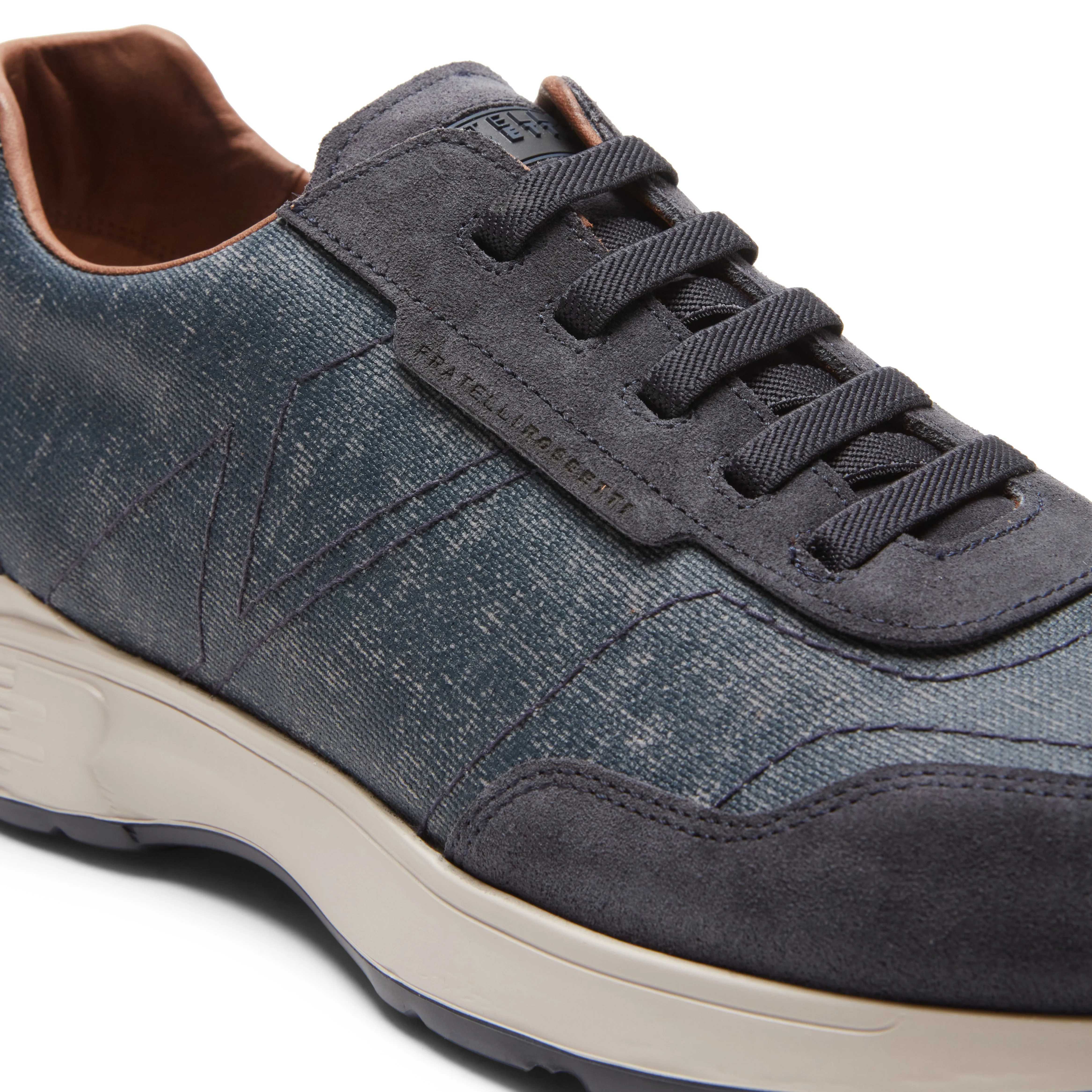 Sneaker in tessuto e suede sold by Fratelli Rossetti product image thumbnail 4