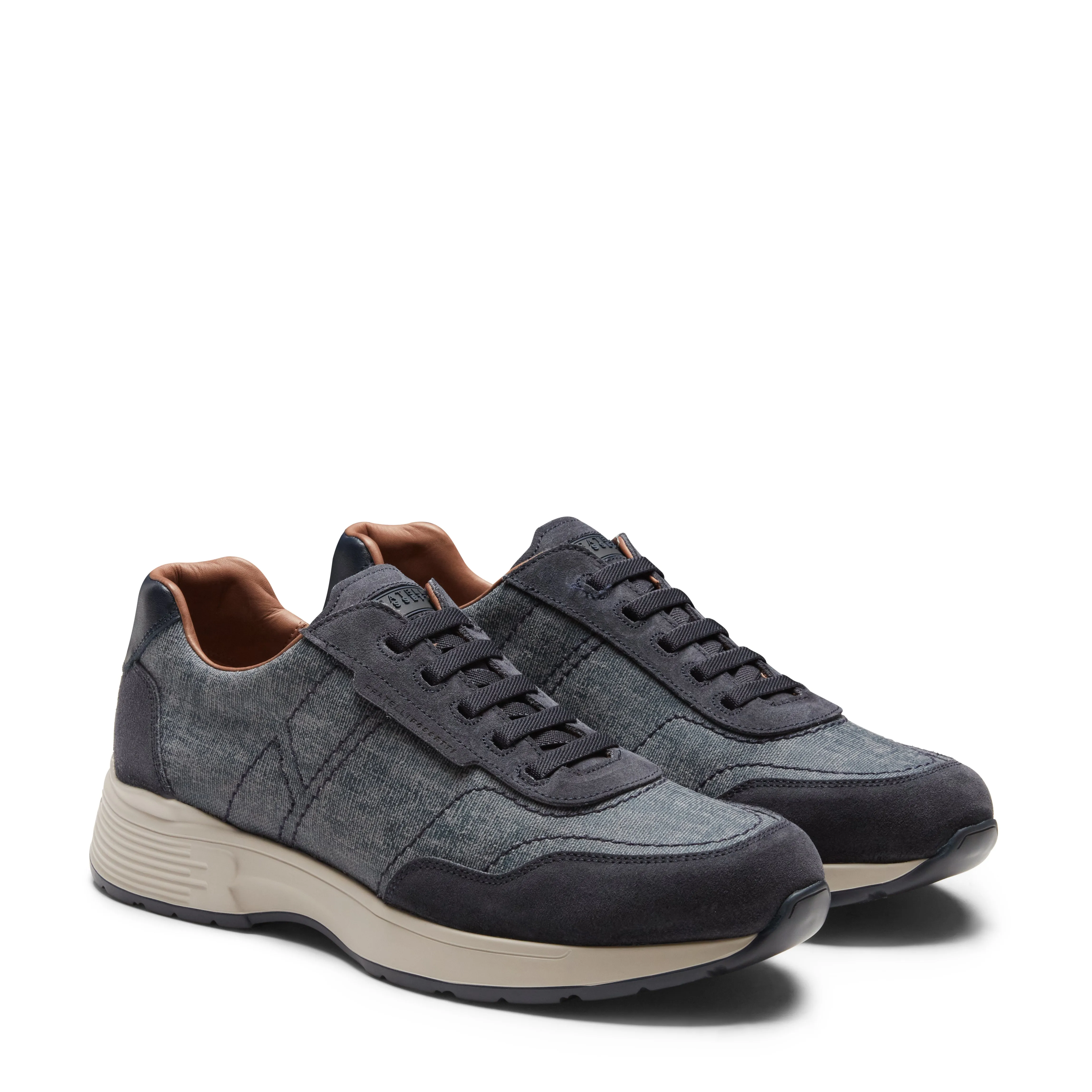 Sneaker in tessuto e suede sold by Fratelli Rossetti product image thumbnail 2