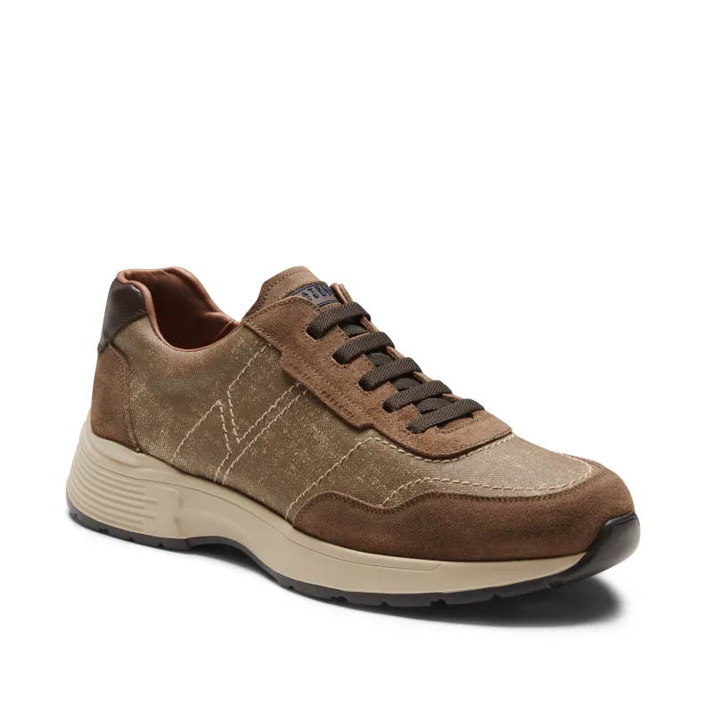 Sneaker in tessuto e suede sold by Fratelli Rossetti
