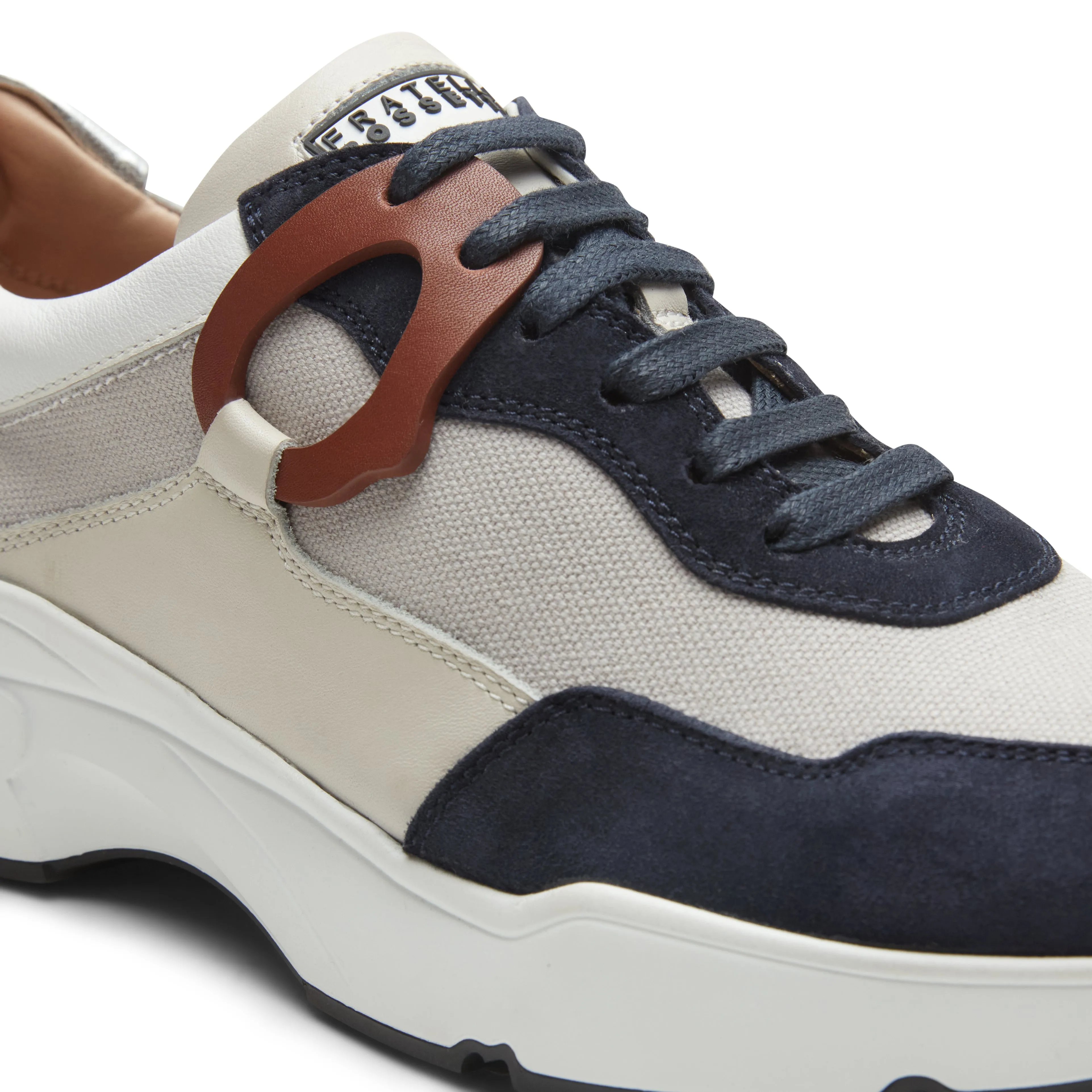 Sneaker in pelle e tessuto sold by Fratelli Rossetti product image thumbnail 5