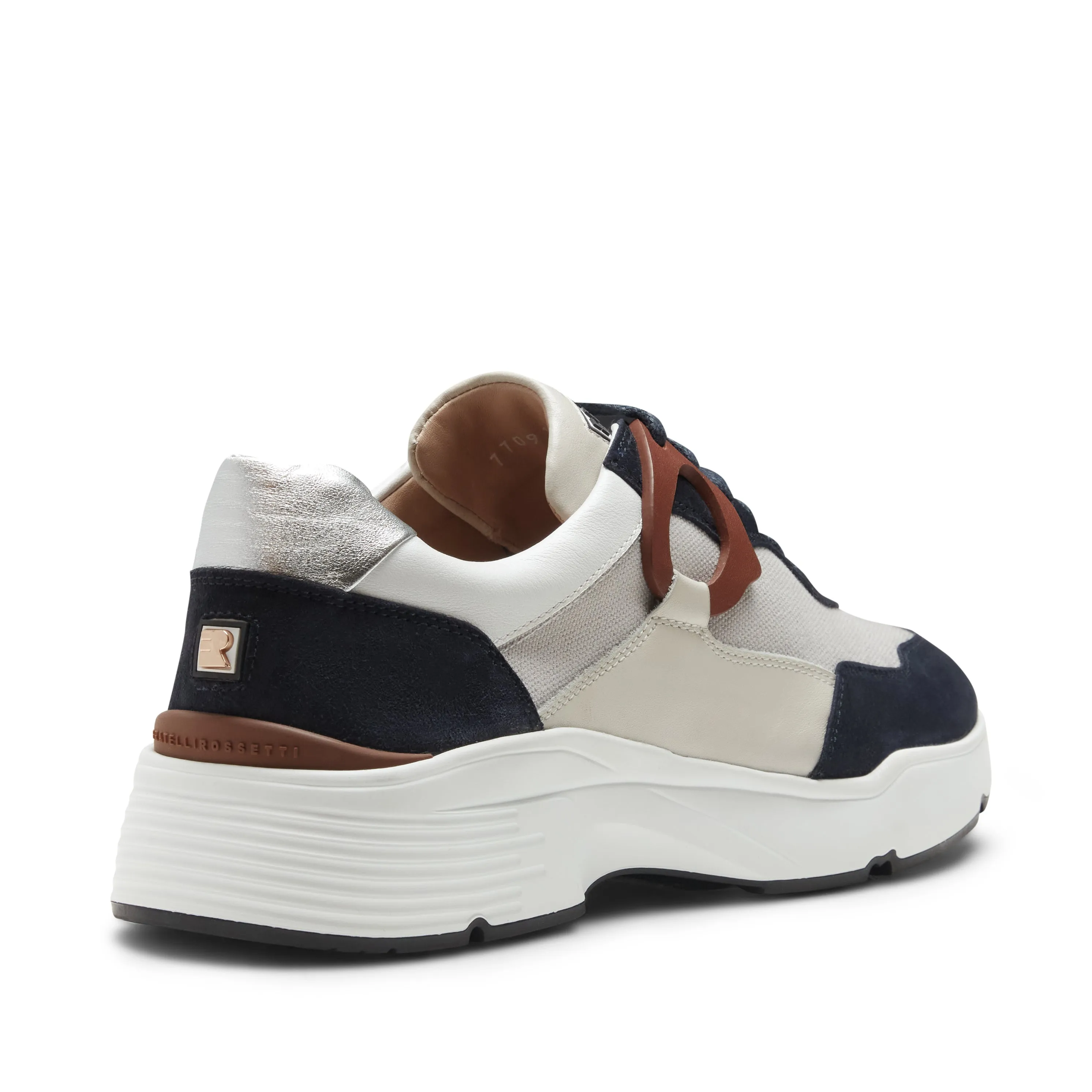 Sneaker in pelle e tessuto sold by Fratelli Rossetti product image thumbnail 3