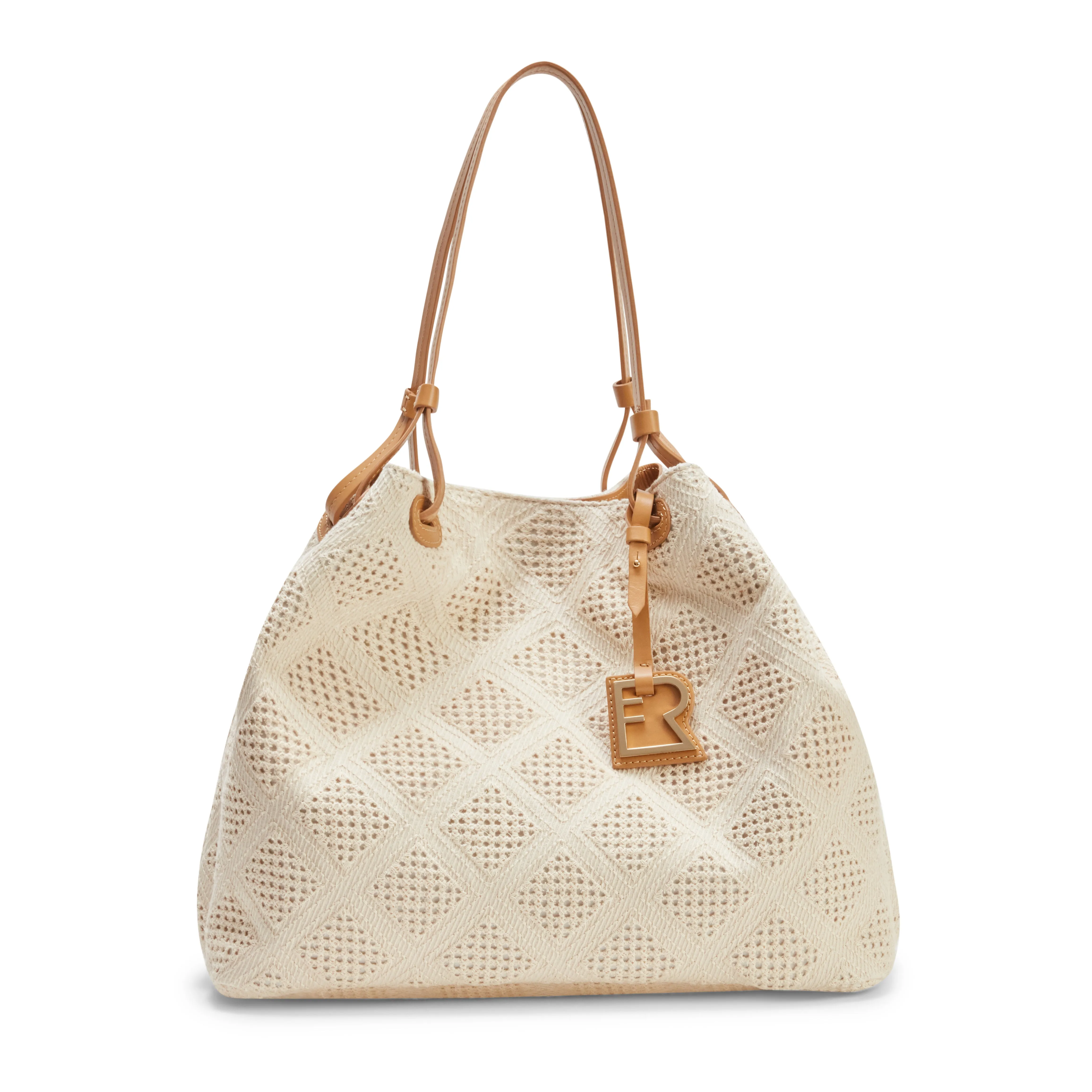 Royal Tote bag in tessuto e pelle sold by Fratelli Rossetti