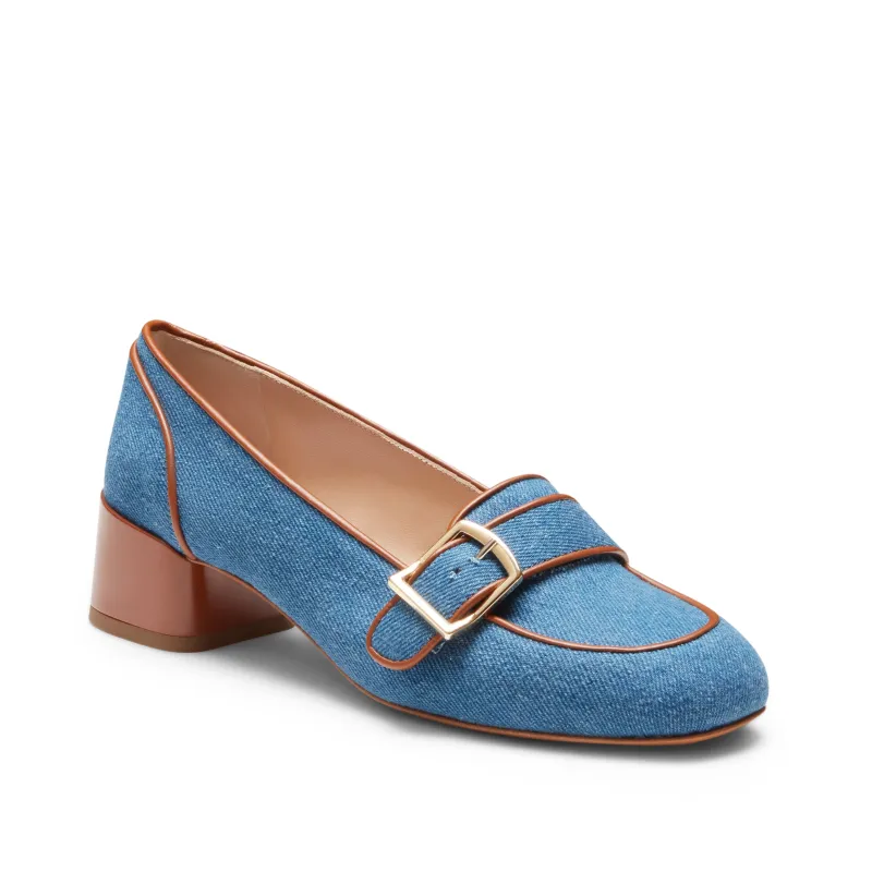 Mocassino in denim da donna sold by Fratelli Rossetti