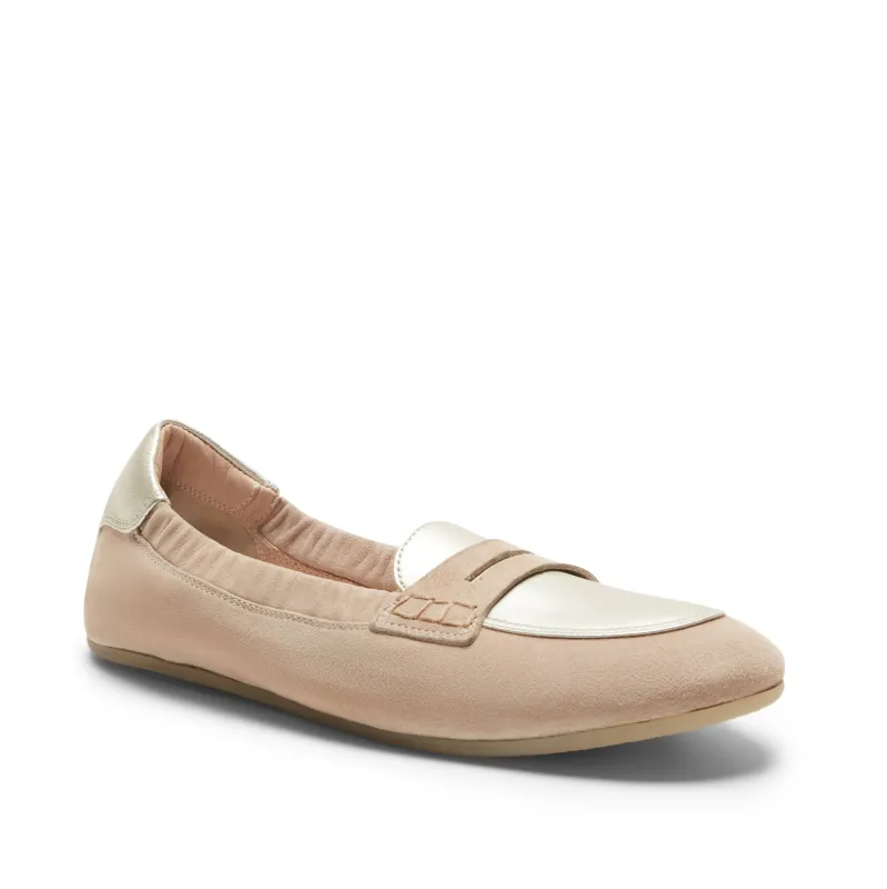 Mocassino slim flat in suede sold by Fratelli Rossetti