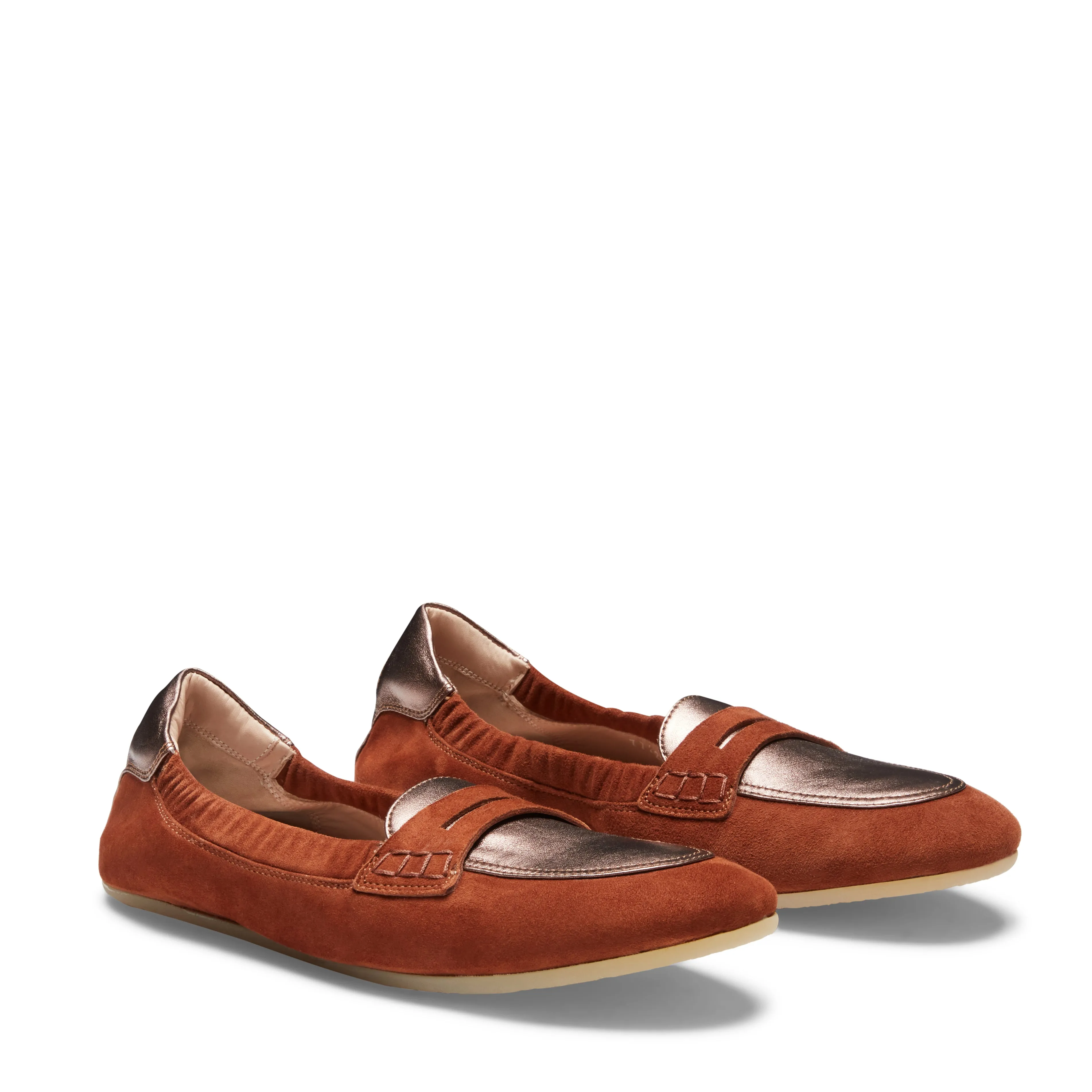 Mocassino slim flat in suede sold by Fratelli Rossetti product image thumbnail 2