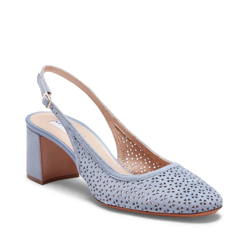 Sandalo sling back in suede made by Fratelli Rossetti