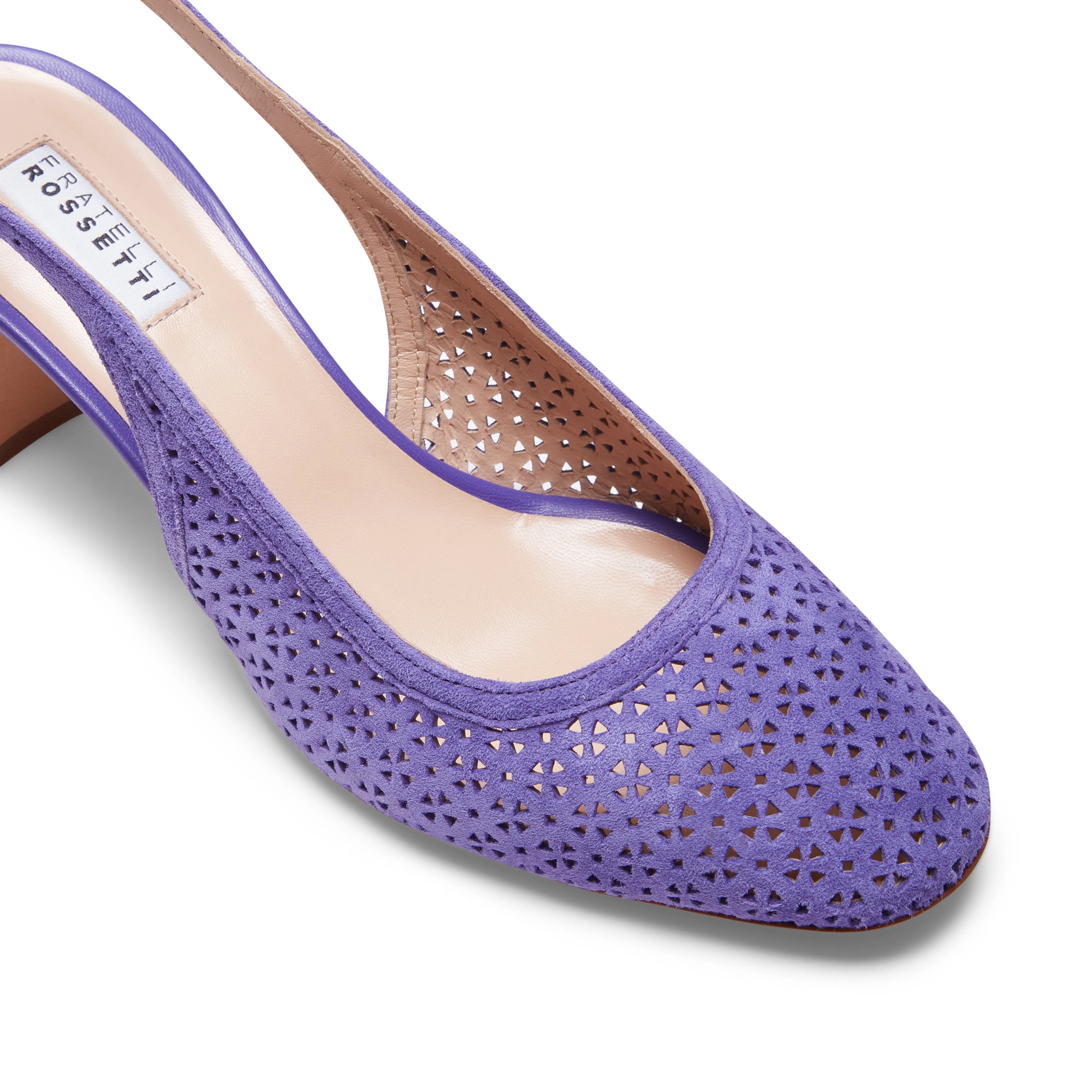 Sandalo sling back in suede sold by Fratelli Rossetti product image thumbnail 4