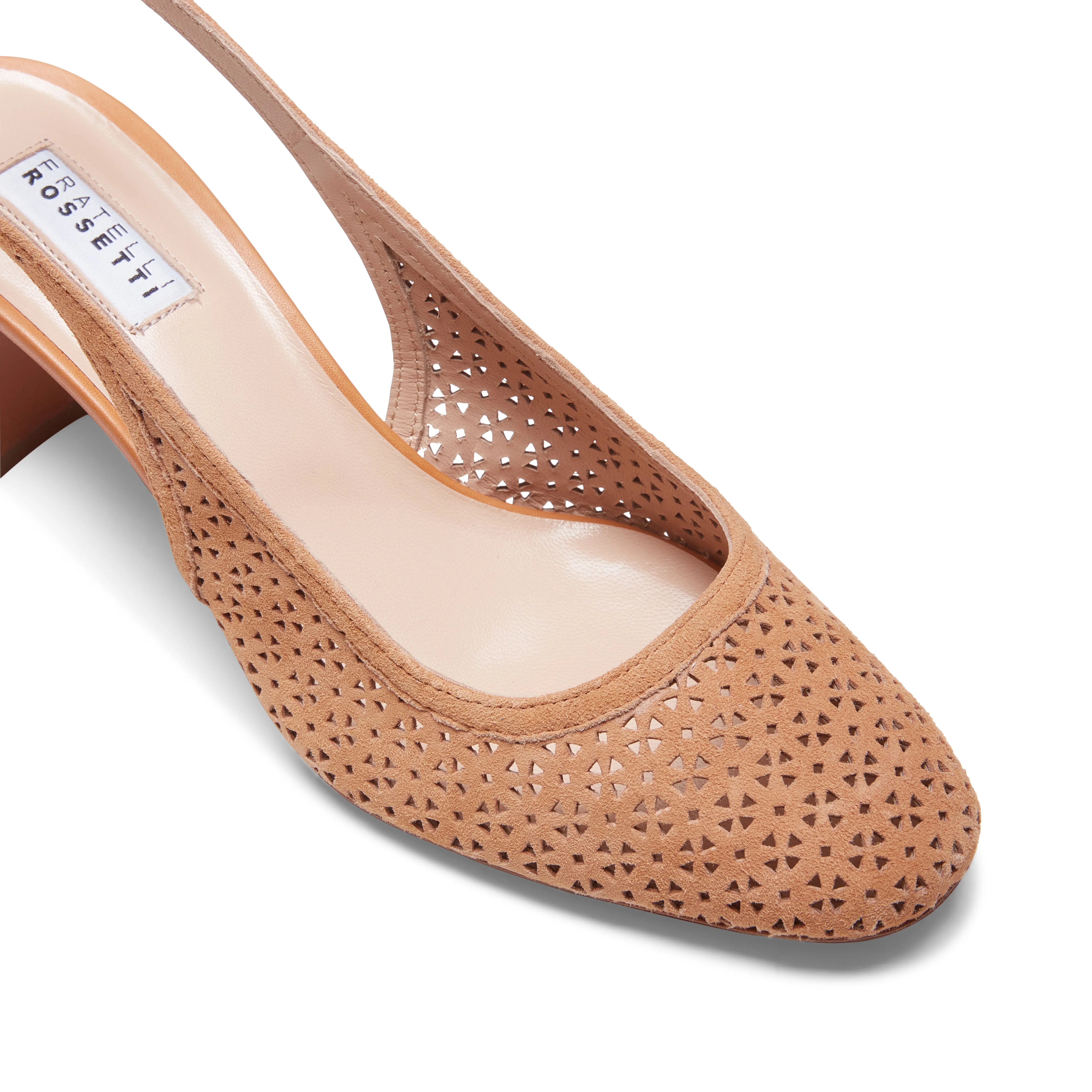 Sandalo sling back in suede sold by Fratelli Rossetti product image thumbnail 4