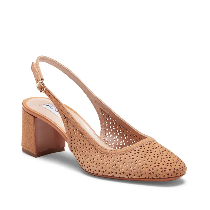 Sandalo sling back in suede made by Fratelli Rossetti