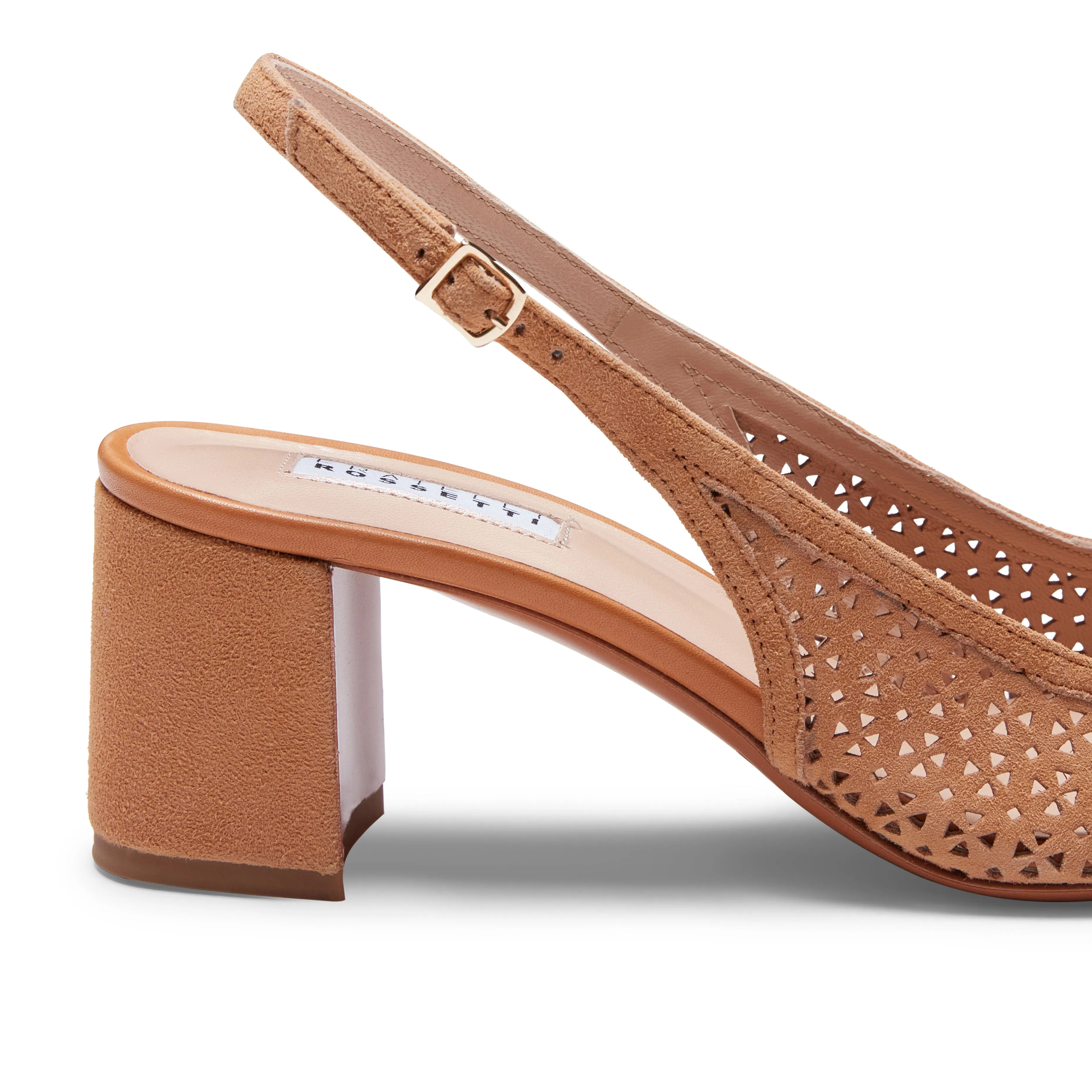 Sandalo sling back in suede sold by Fratelli Rossetti product image thumbnail 5