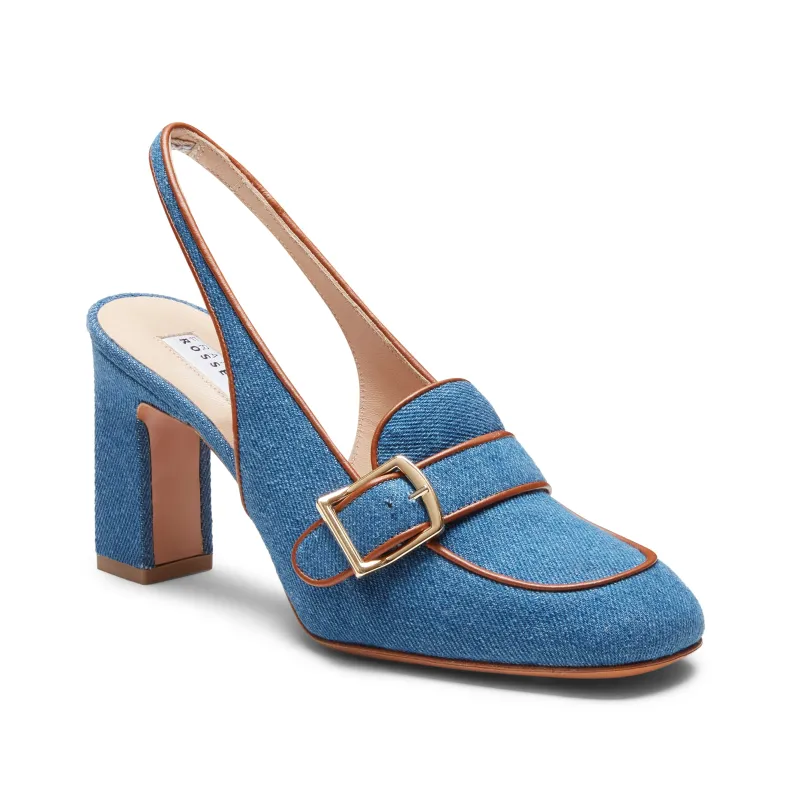 Sandalo in denim made by Fratelli Rossetti