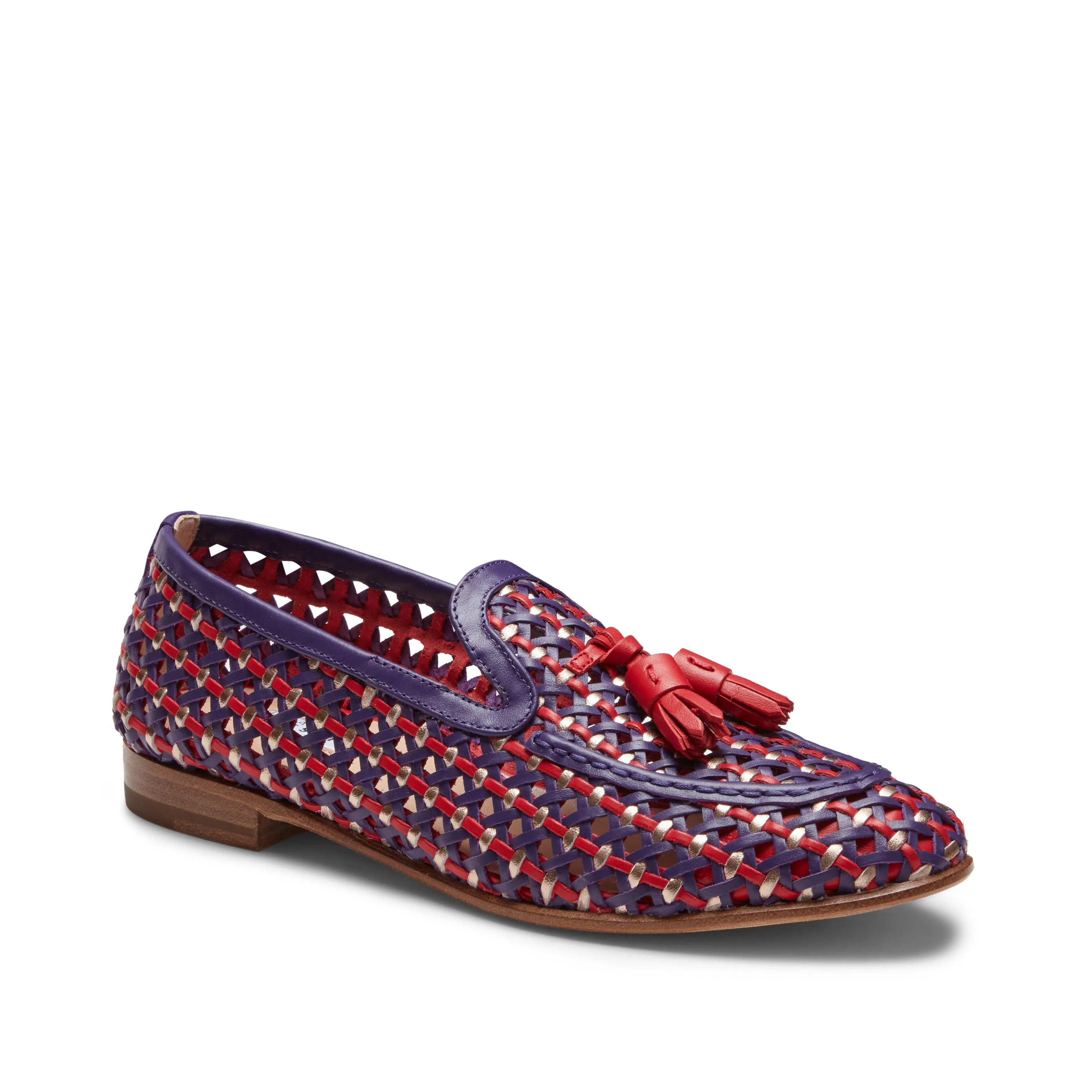 Mocassino Brera in pelle intrecciata da donna sold by Fratelli Rossetti