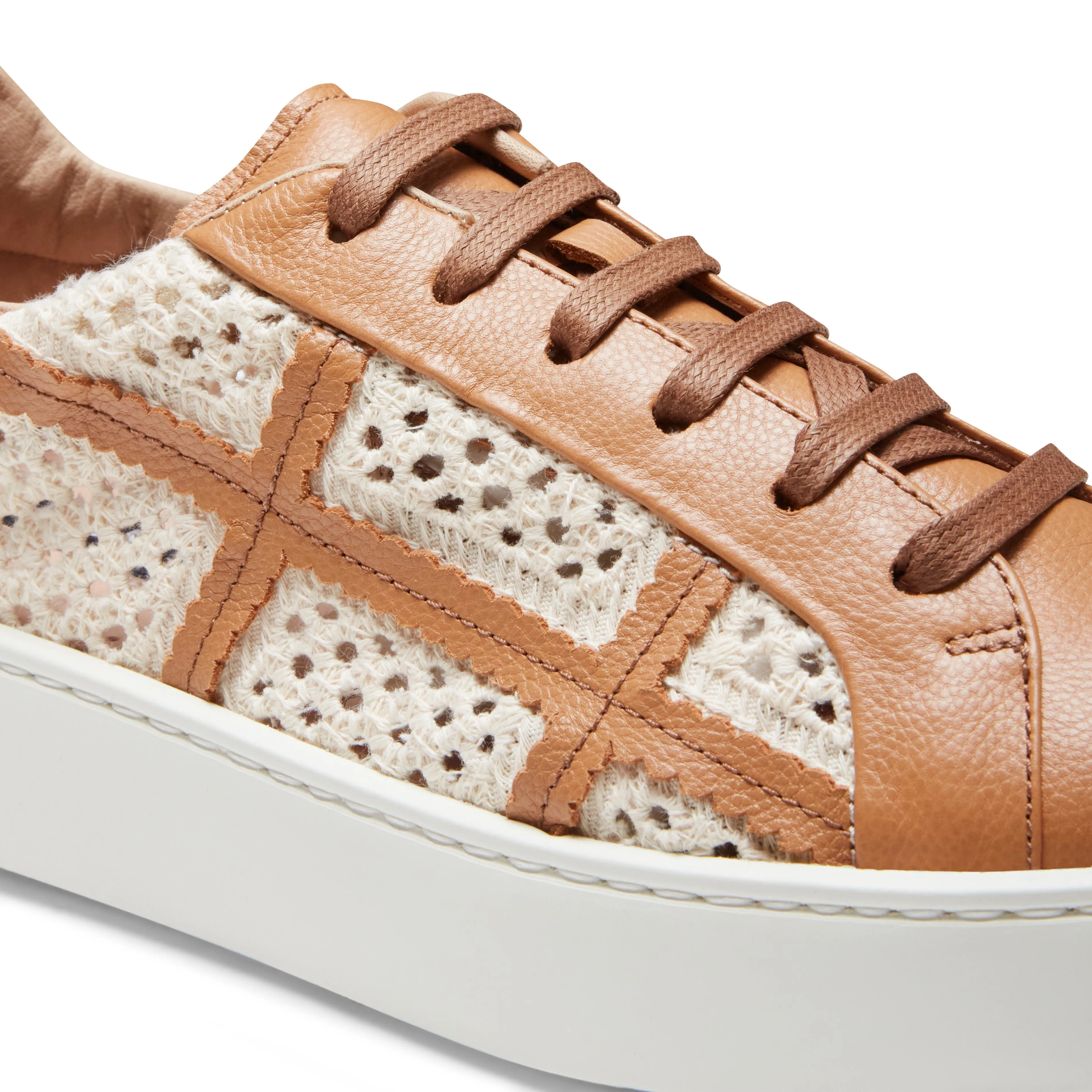 Sneaker in tessuto e pelle sold by Fratelli Rossetti product image thumbnail 5