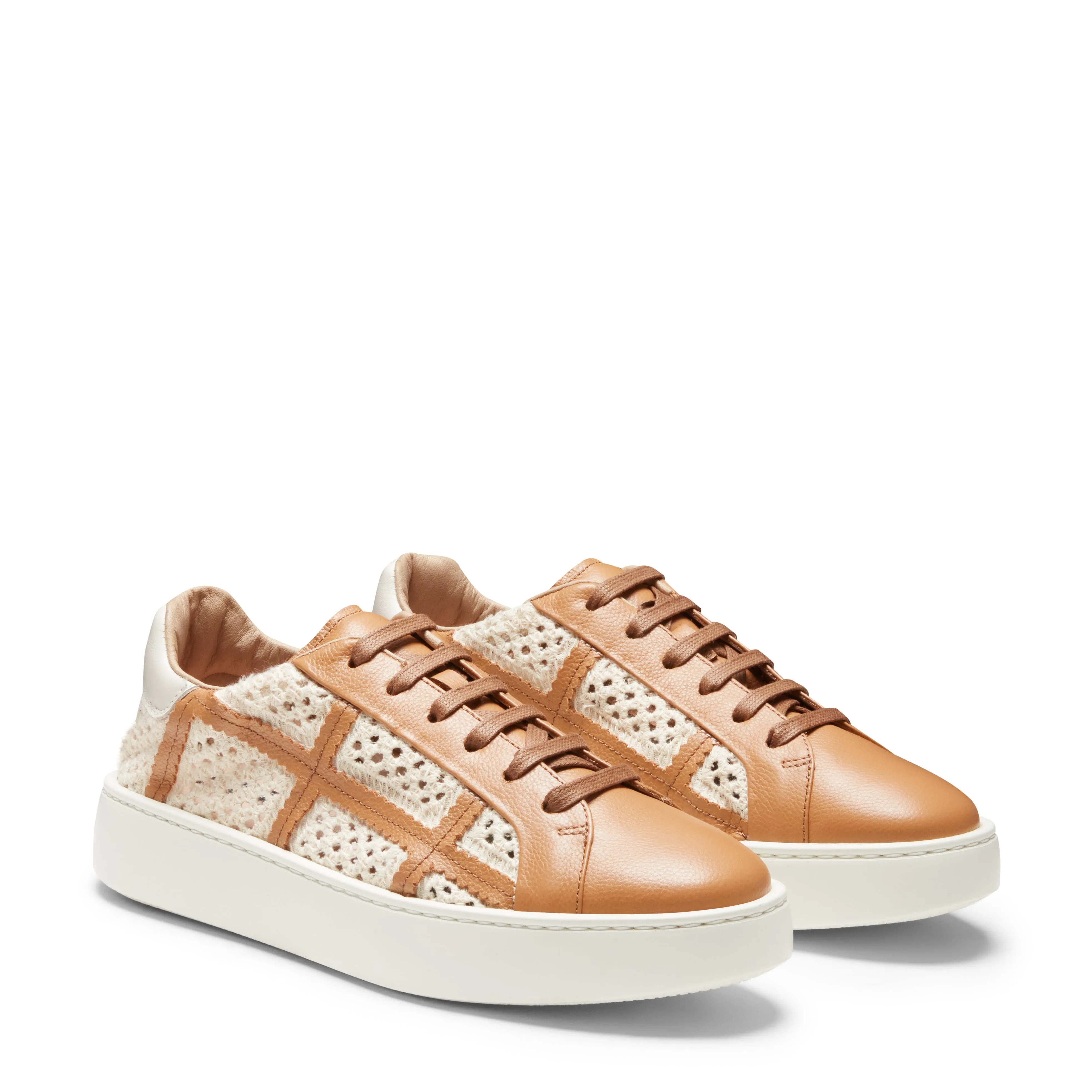 Sneaker in tessuto e pelle sold by Fratelli Rossetti product image thumbnail 2