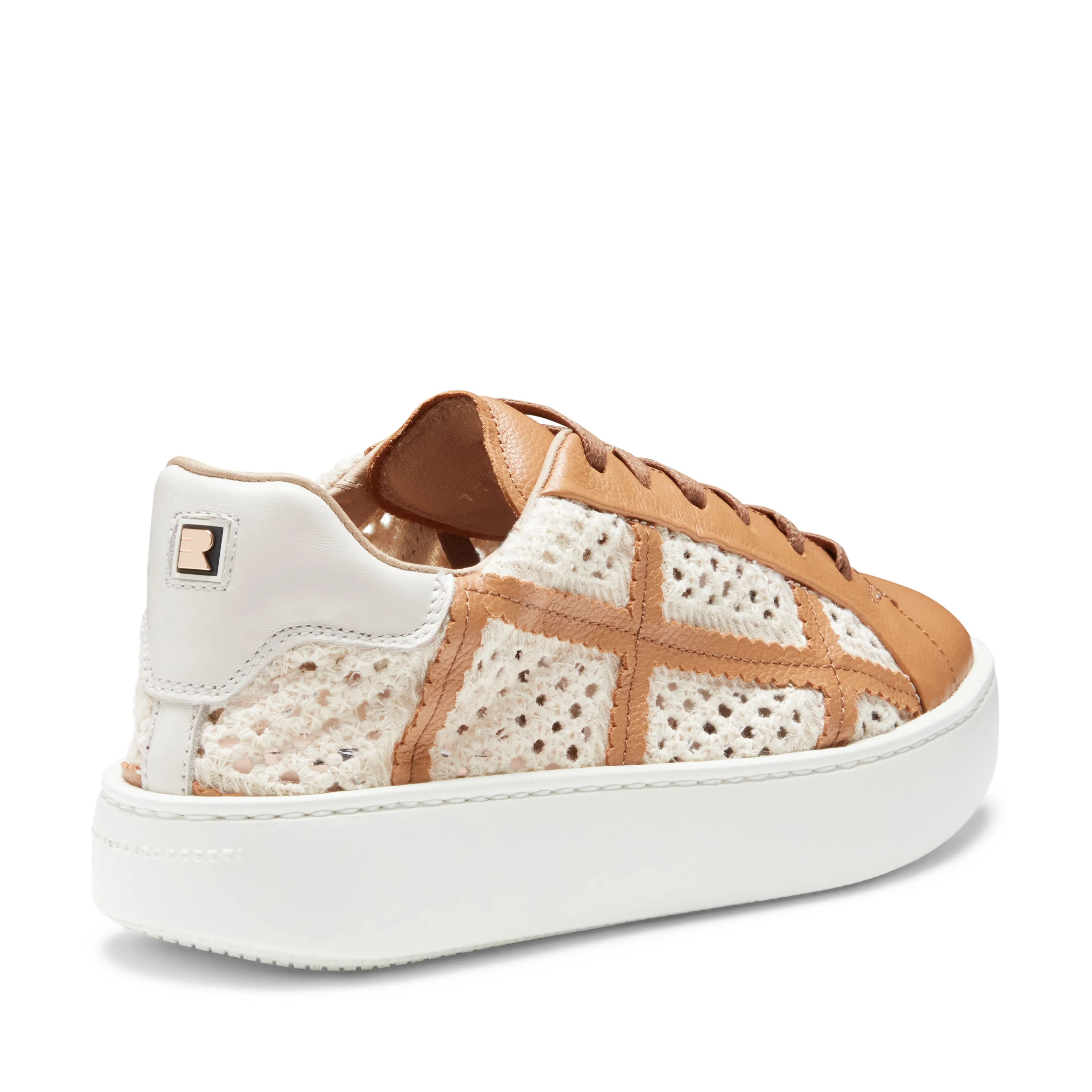 Sneaker in tessuto e pelle sold by Fratelli Rossetti product image thumbnail 3