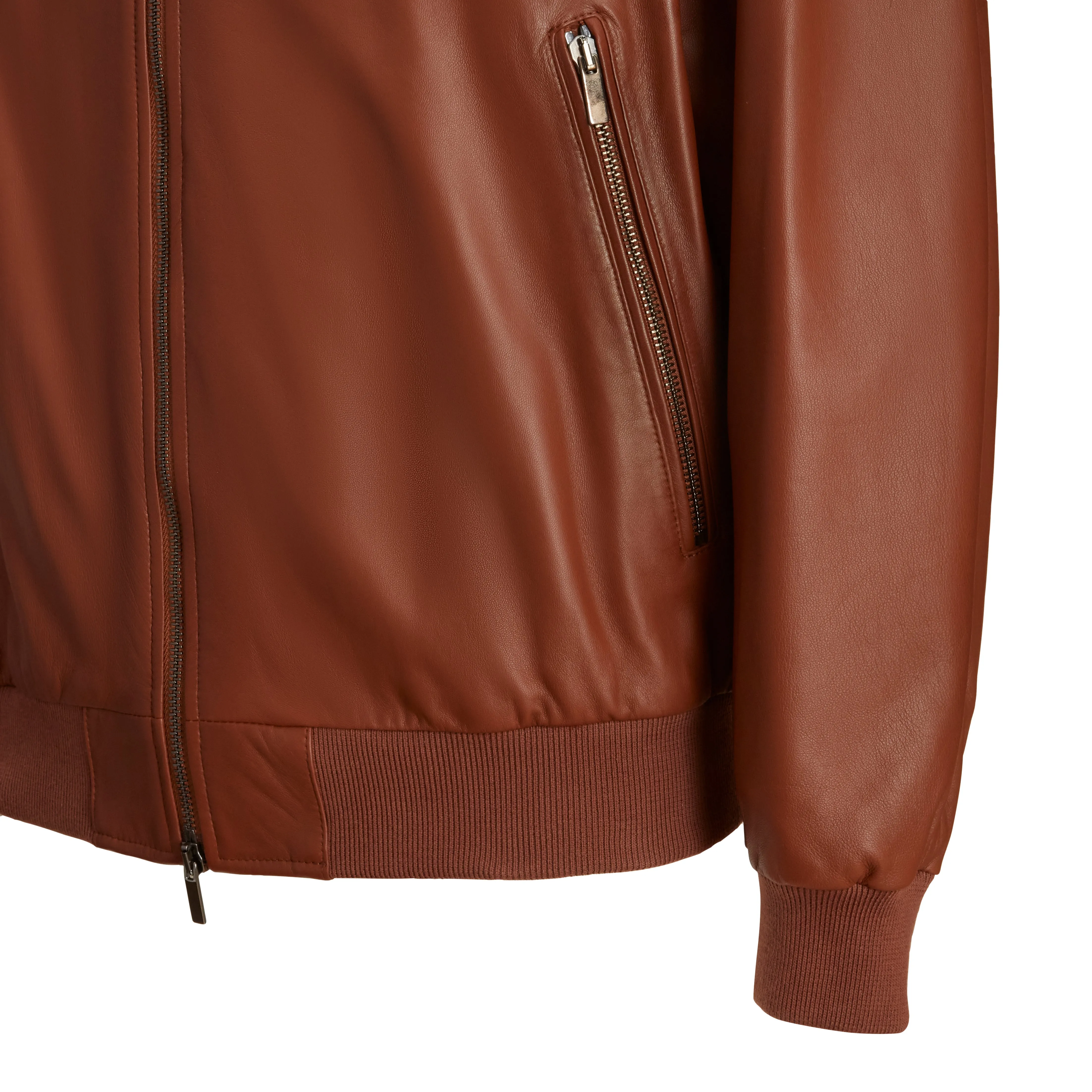 Bomber in pelle da uomo sold by Fratelli Rossetti product image thumbnail 5