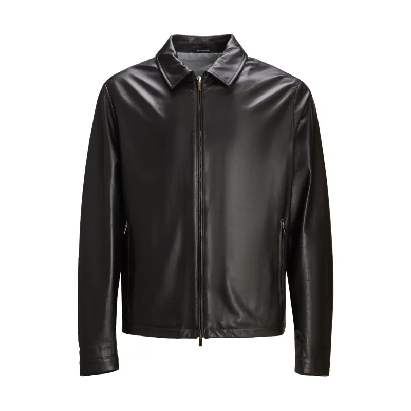 Giubbino in pelle da uomo made by Fratelli Rossetti