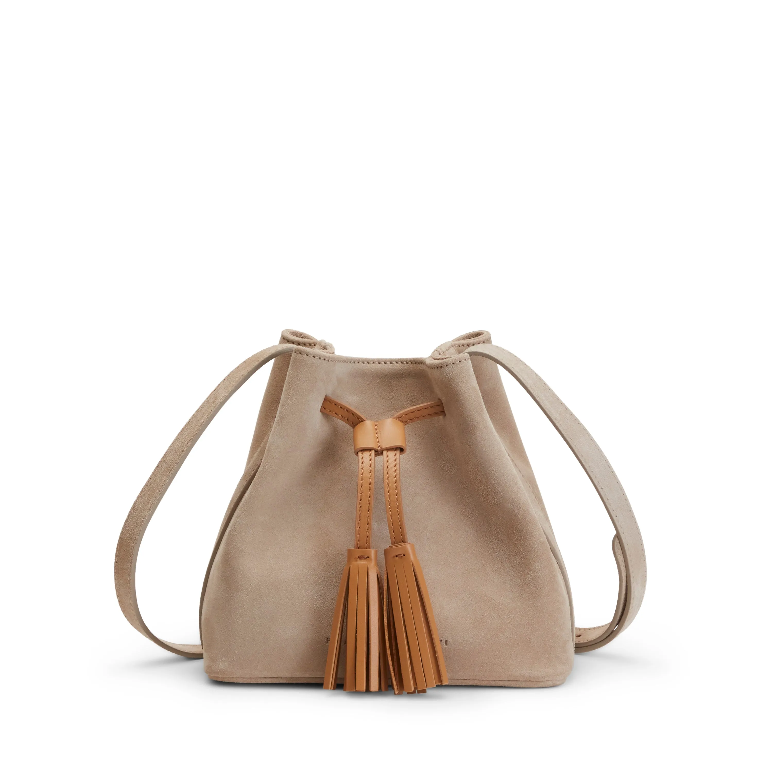 Bucket Bag in suede sold by Fratelli Rossetti
