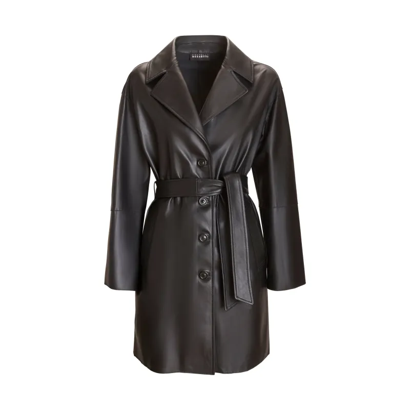 Cappotto in pelle da donna made by Fratelli Rossetti