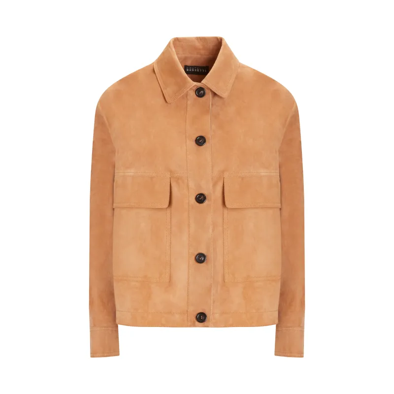 Giacca in suede da donna made by Fratelli Rossetti