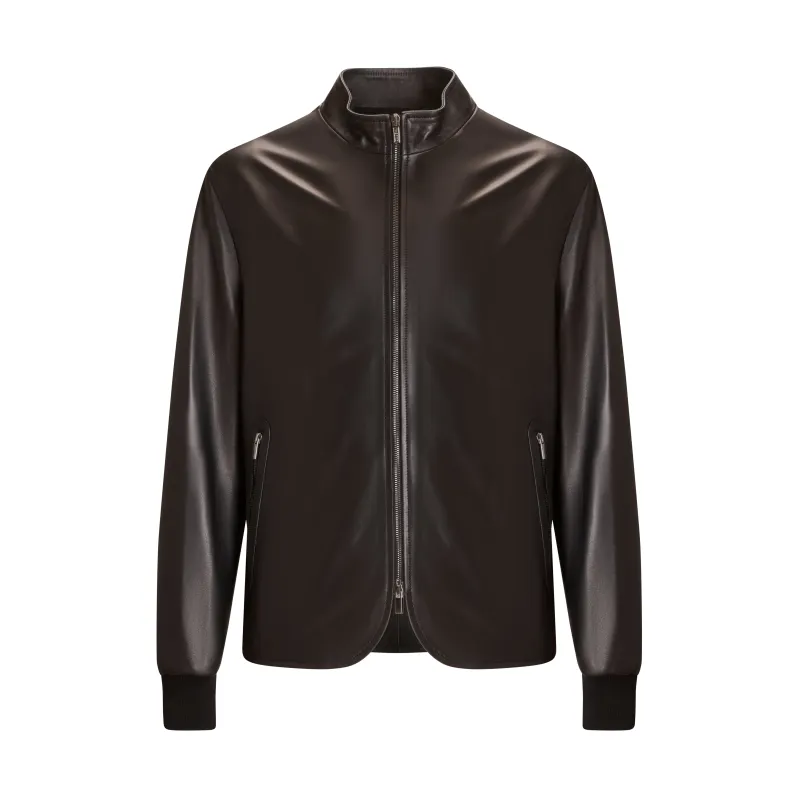 Giubbino in pelle da uomo made by Fratelli Rossetti