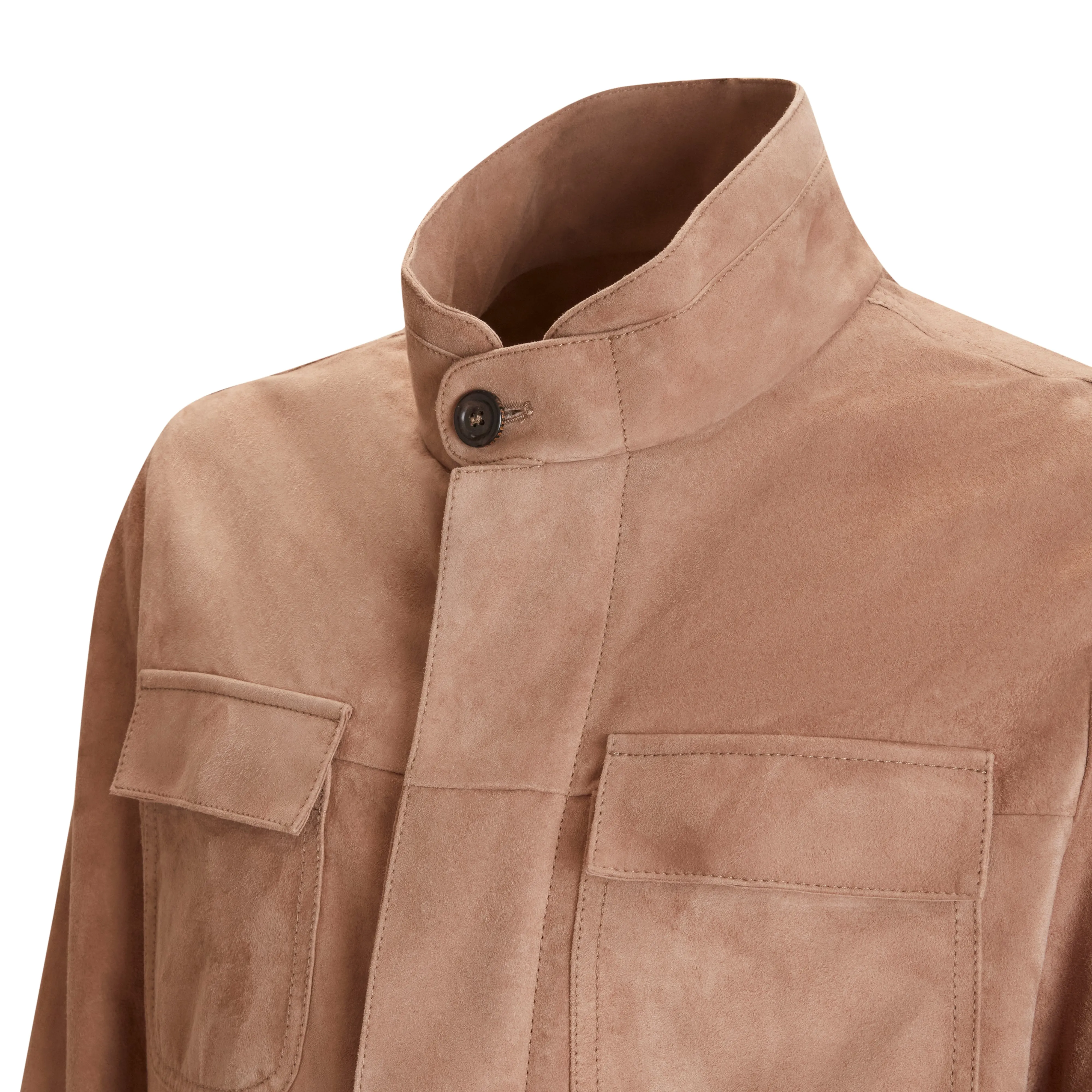 Sahariana in suede da uomo sold by Fratelli Rossetti product image thumbnail 4